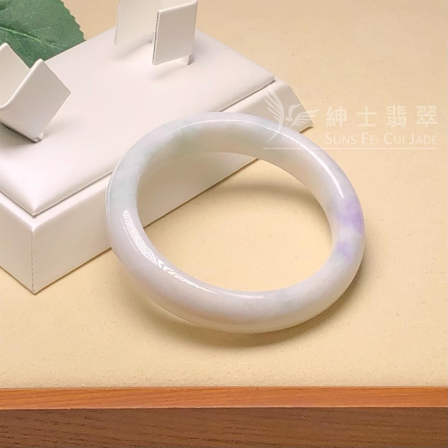 淡紫飄花福鐲51.6mm