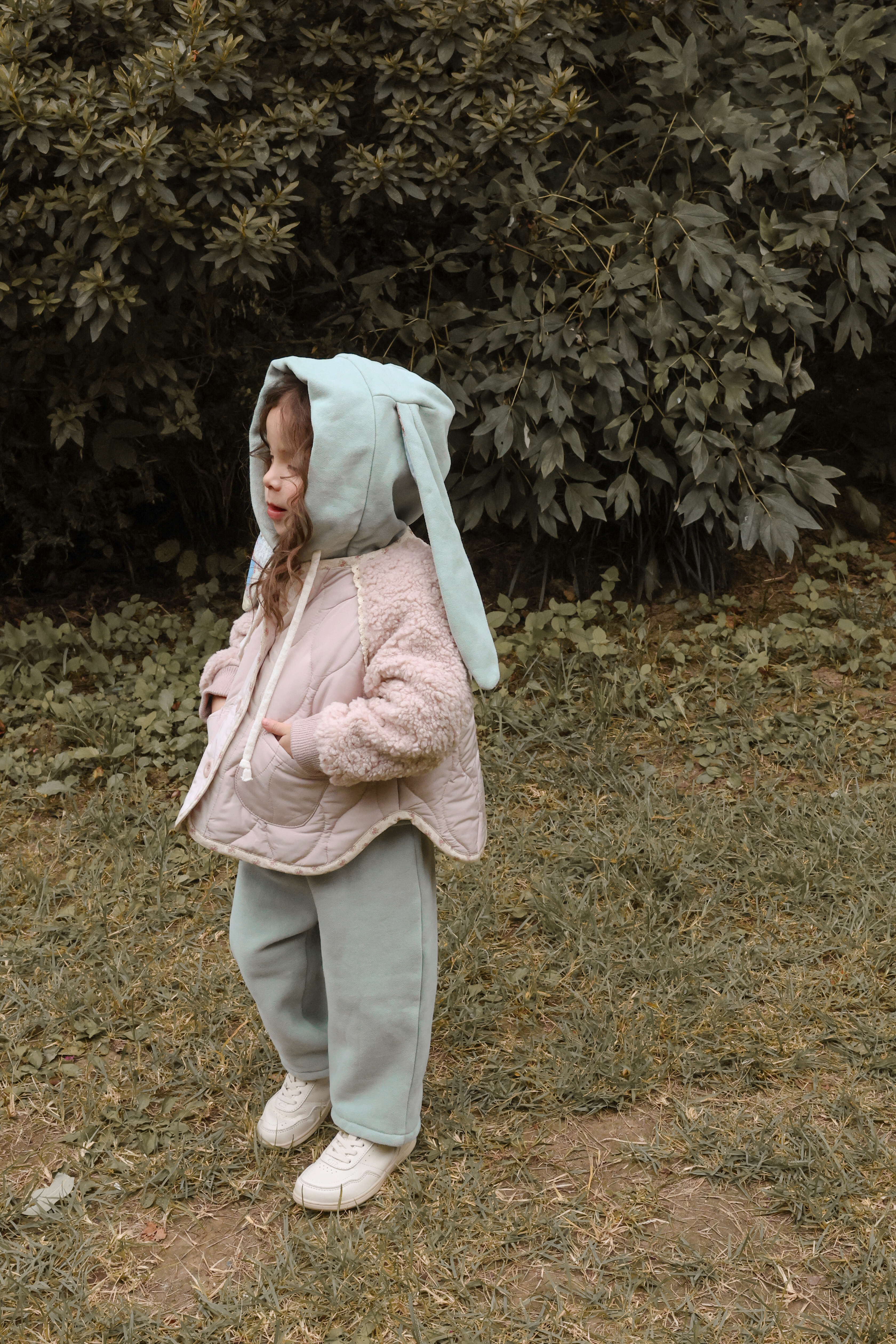 FLO | Noel quilted jumper Pink
