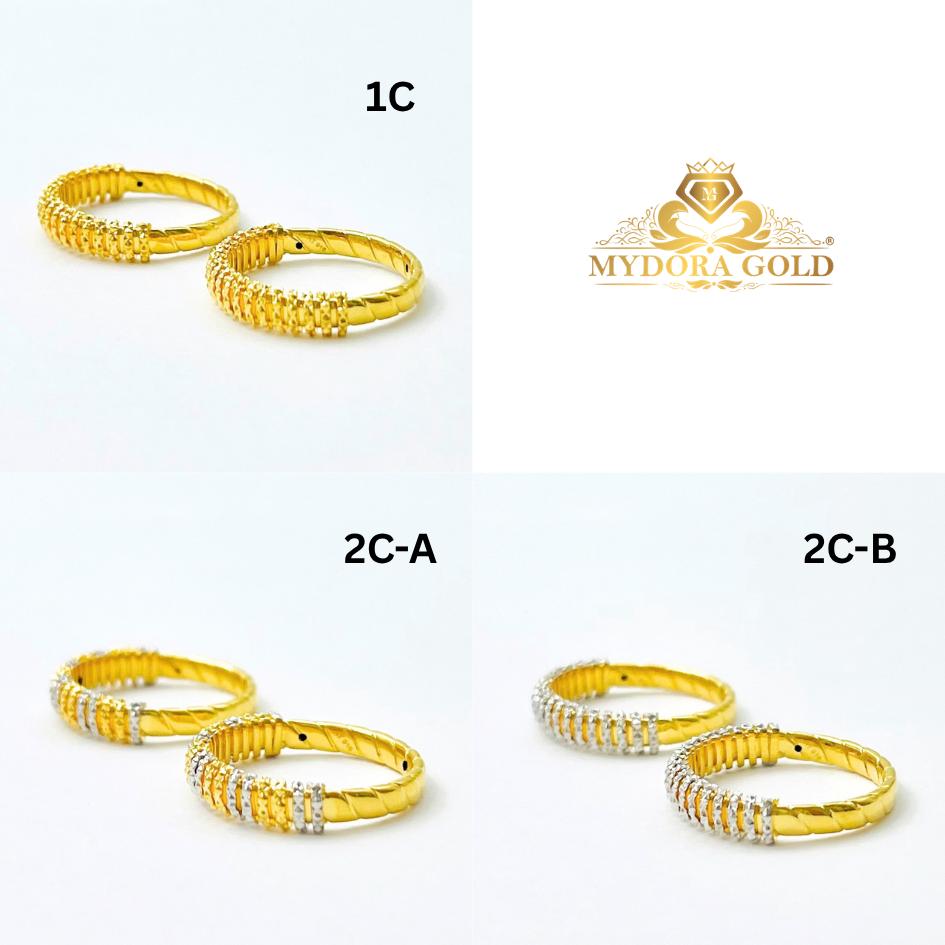 MYDORA EMAS 916 Cincin Mini Sparkle Liner Cut (5G) l EMAS 916/22K