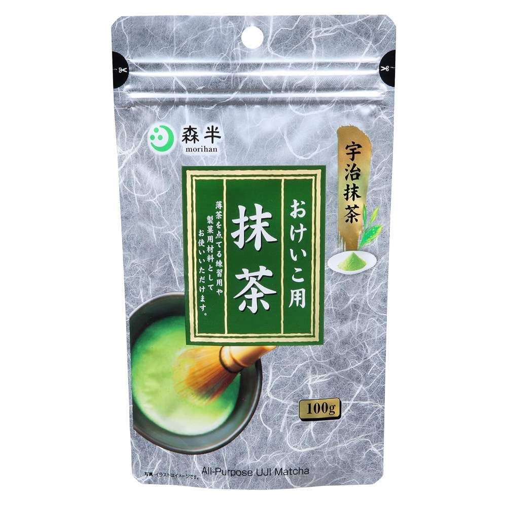 日本進口 森半 - 京都宇治抹茶粉 100g 無糖 日本製 平行進口 (此日期前最佳：2026-02-25）