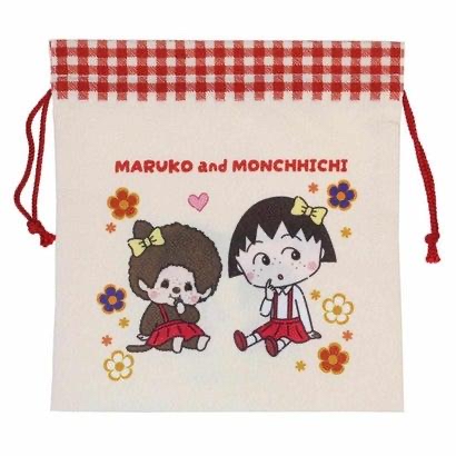 小丸子& Monchhichi 索繩袋