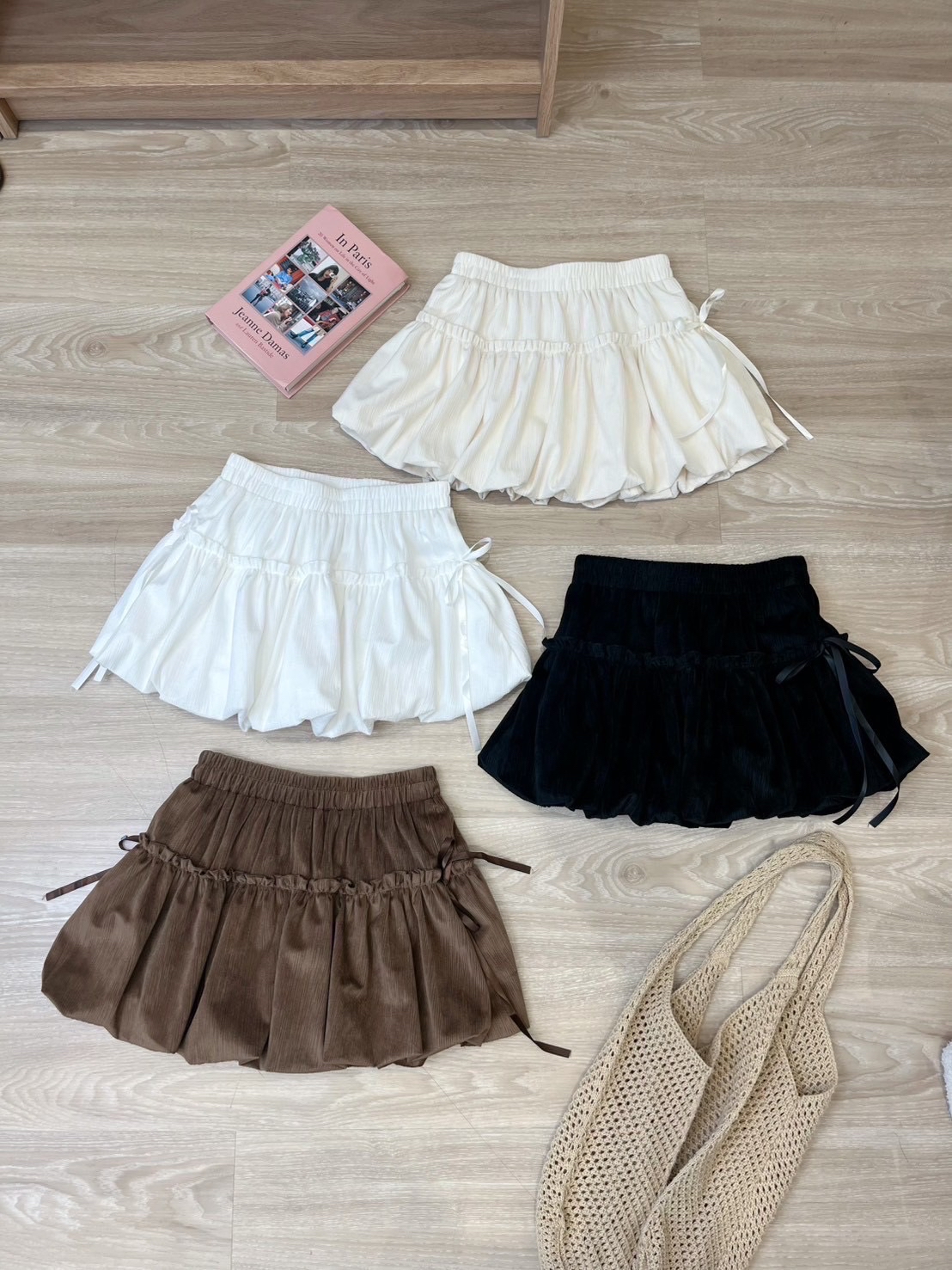 Bkk秋冬款 雙蝴蝶結綁帶蛋糕裙