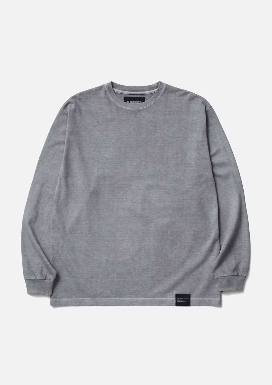 NEIGHBORHOOD PIGMENT DYED CREWNECK LS