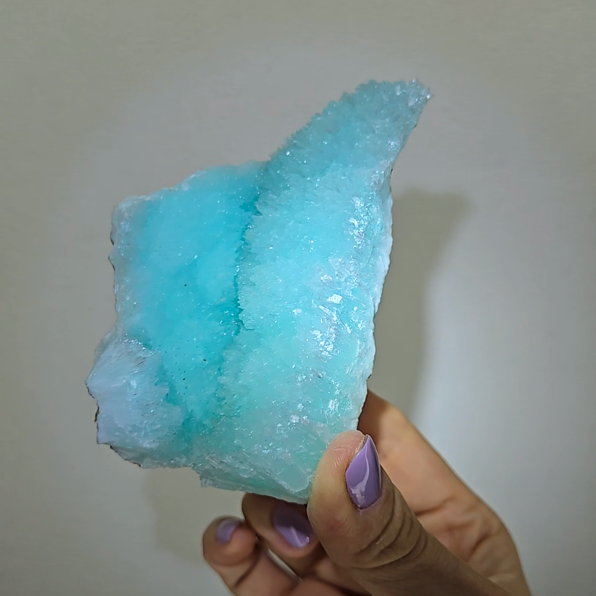 Blue aragonite needle cluster - AR50