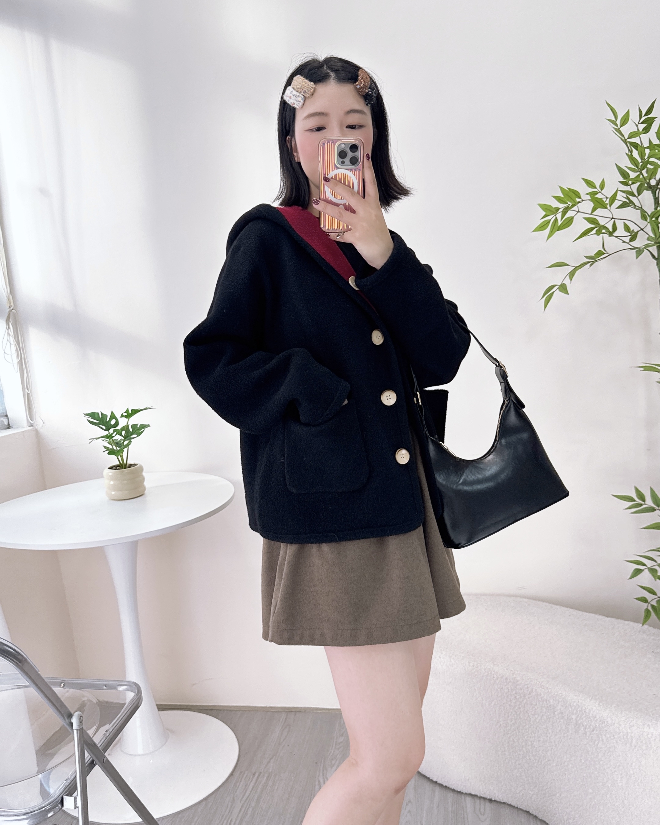 超高質珊瑚絨雙面外套 2色