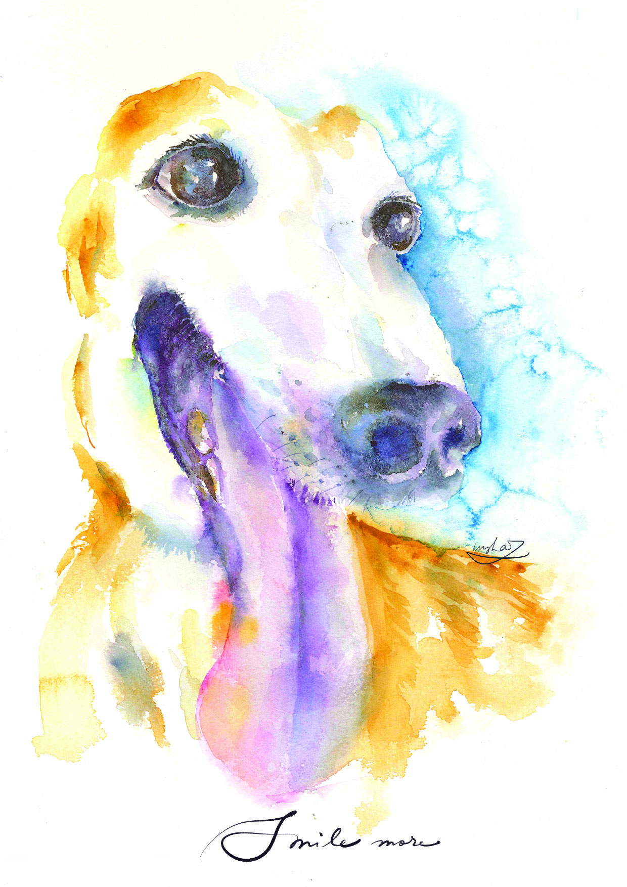 Creative Studio - A4 ART PRINTS Watercolour Animal Portraits