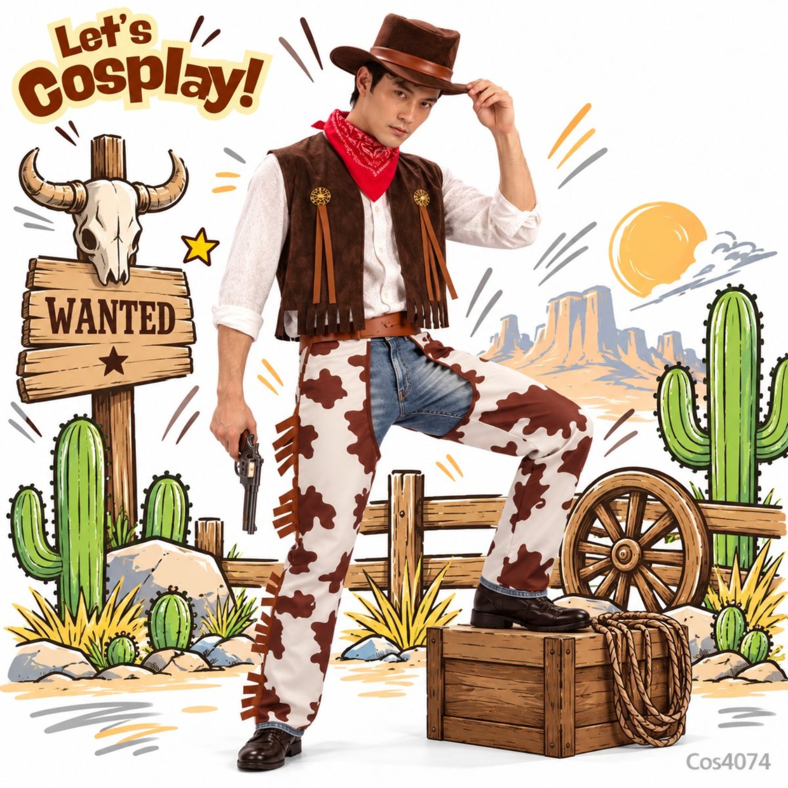 西部牛仔家庭親子角色扮演配搭｜Family Matching Cowboy Costume 香港
