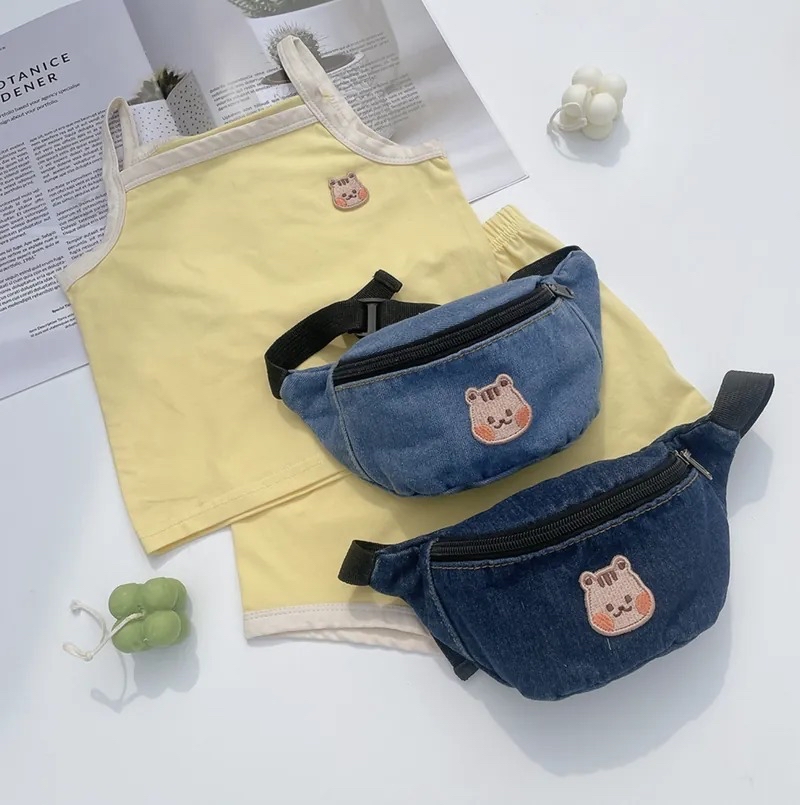 Dottodot 牛仔腰包 斜揹袋