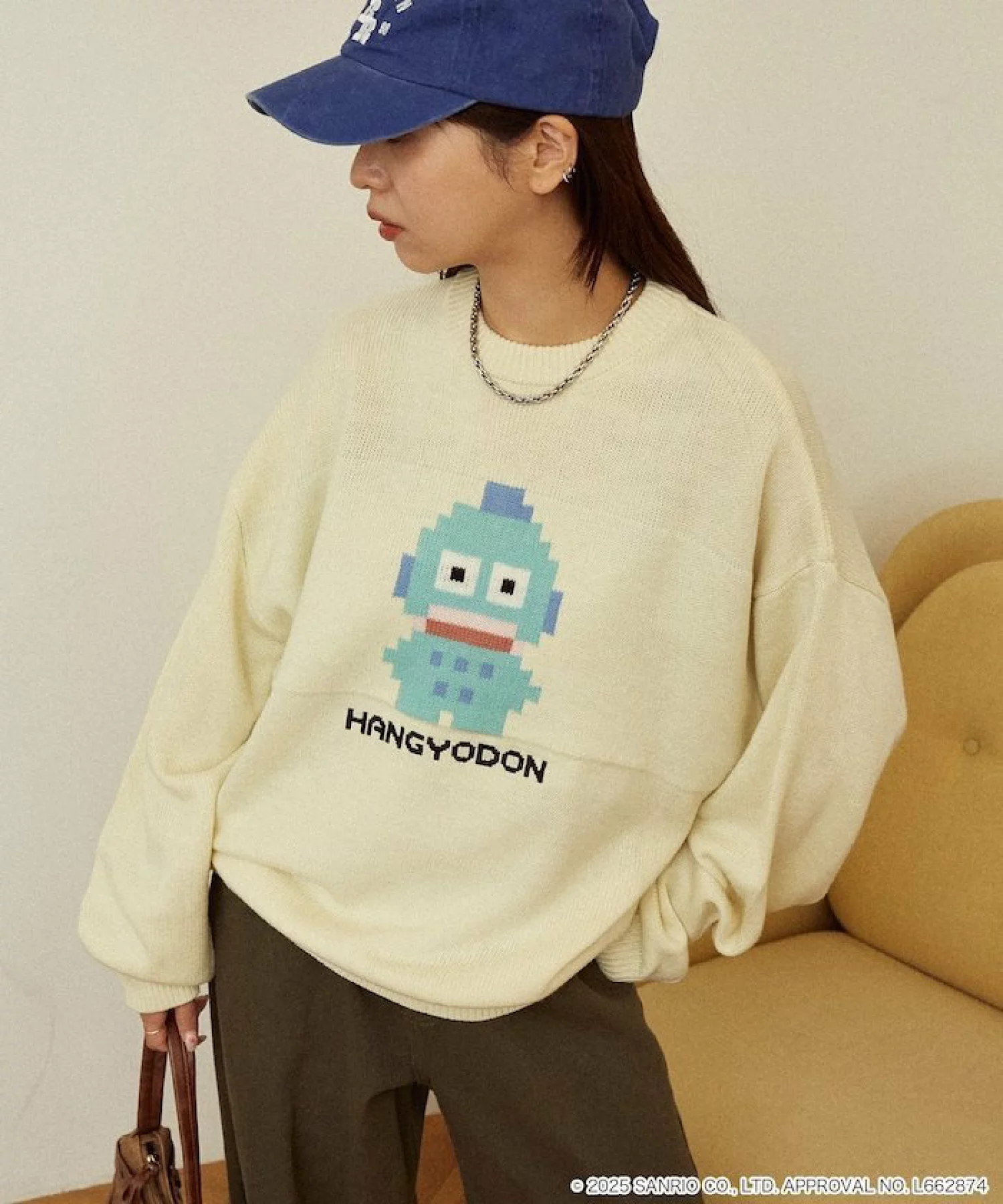 日本預訂📍日本水怪像素風格圖案冷衫