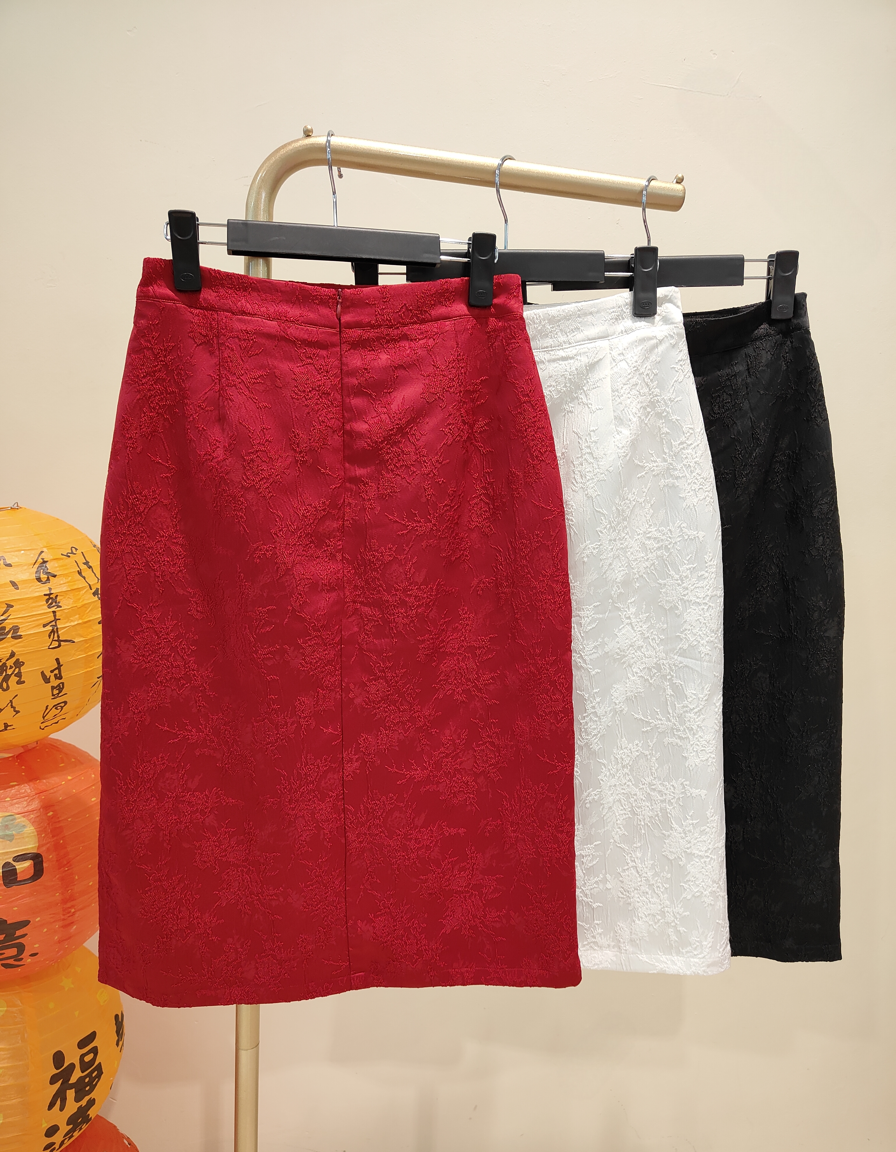 精致盘扣半裙 1666