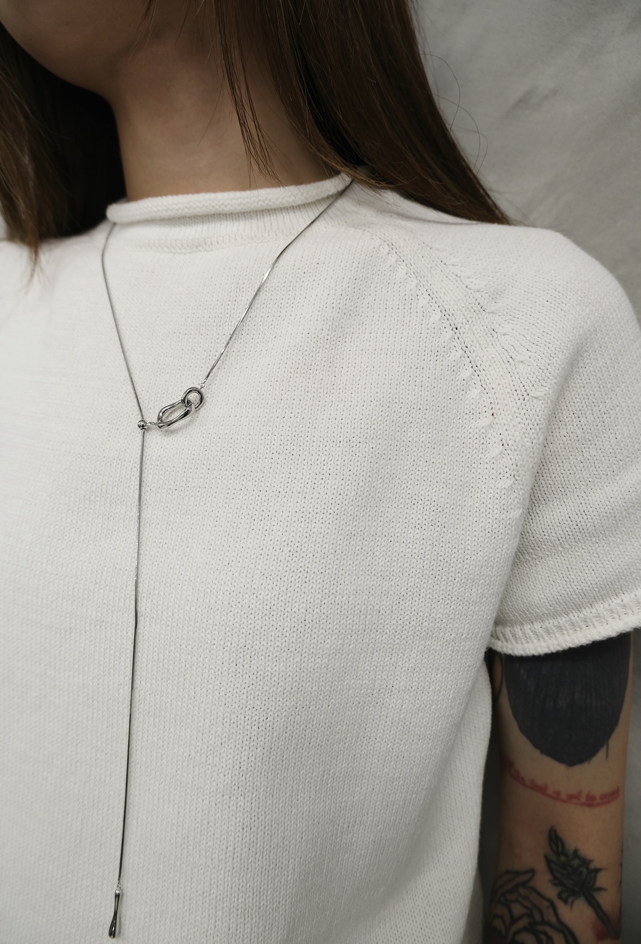 Fluid Loop Necklace⁠ #acc32