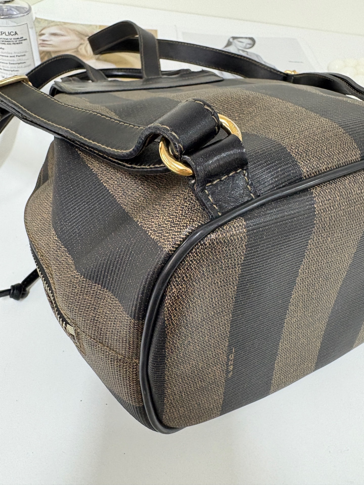 【預訂貨品】Fendi老花胡桃木書包🎒