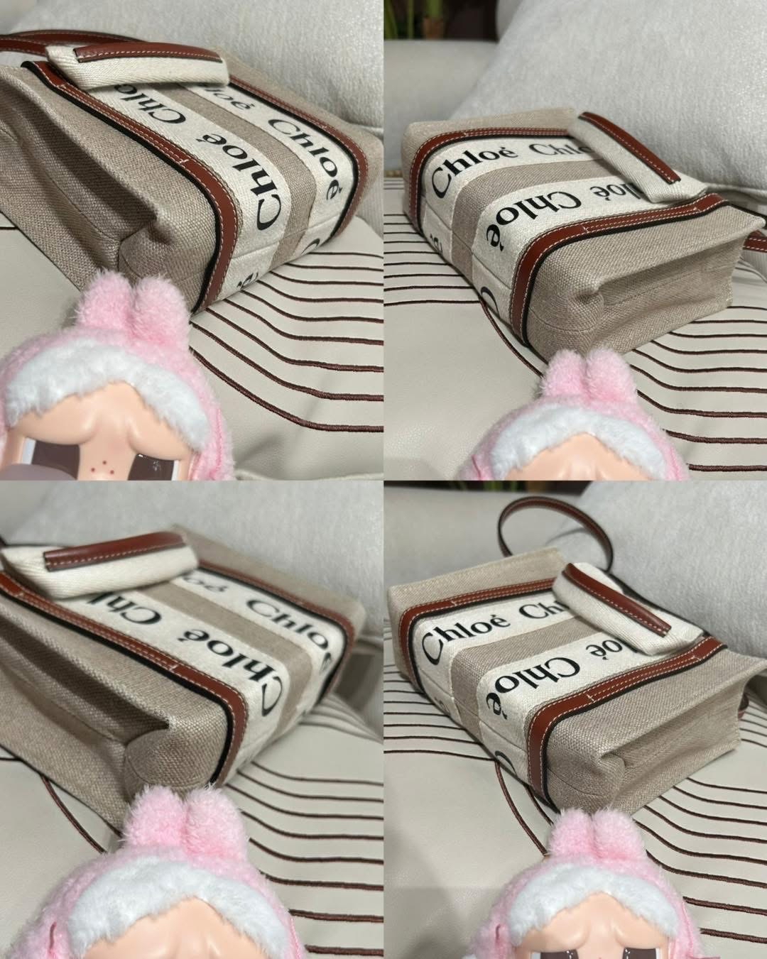 Chloe woody mini shoulder bag 2way 100%Authentic,98%new✅dust bag