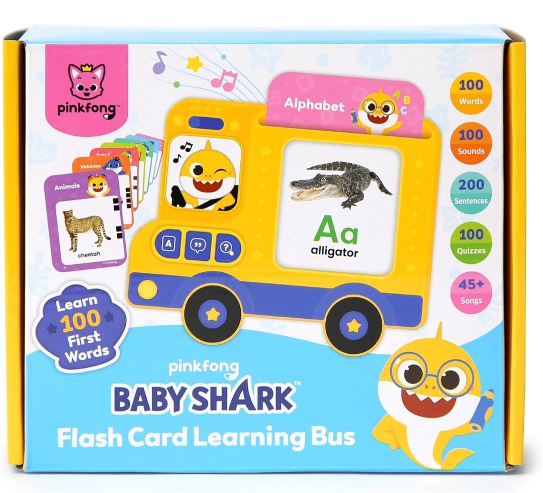 Pinkfong Baby Shark Flash Card 學習巴士