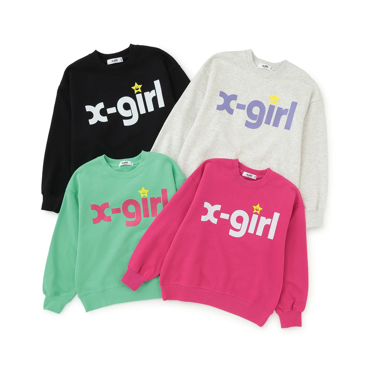 🆕【⭐訂購⭐】🌀 🇯🇵 日本直送 #XGIRL 可愛普普藝術風格logo印花衛衣 ［4款選］🌀 [ELJA-0084][261109]