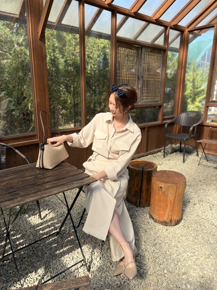 The Colette Wrap Set (Light Beige)