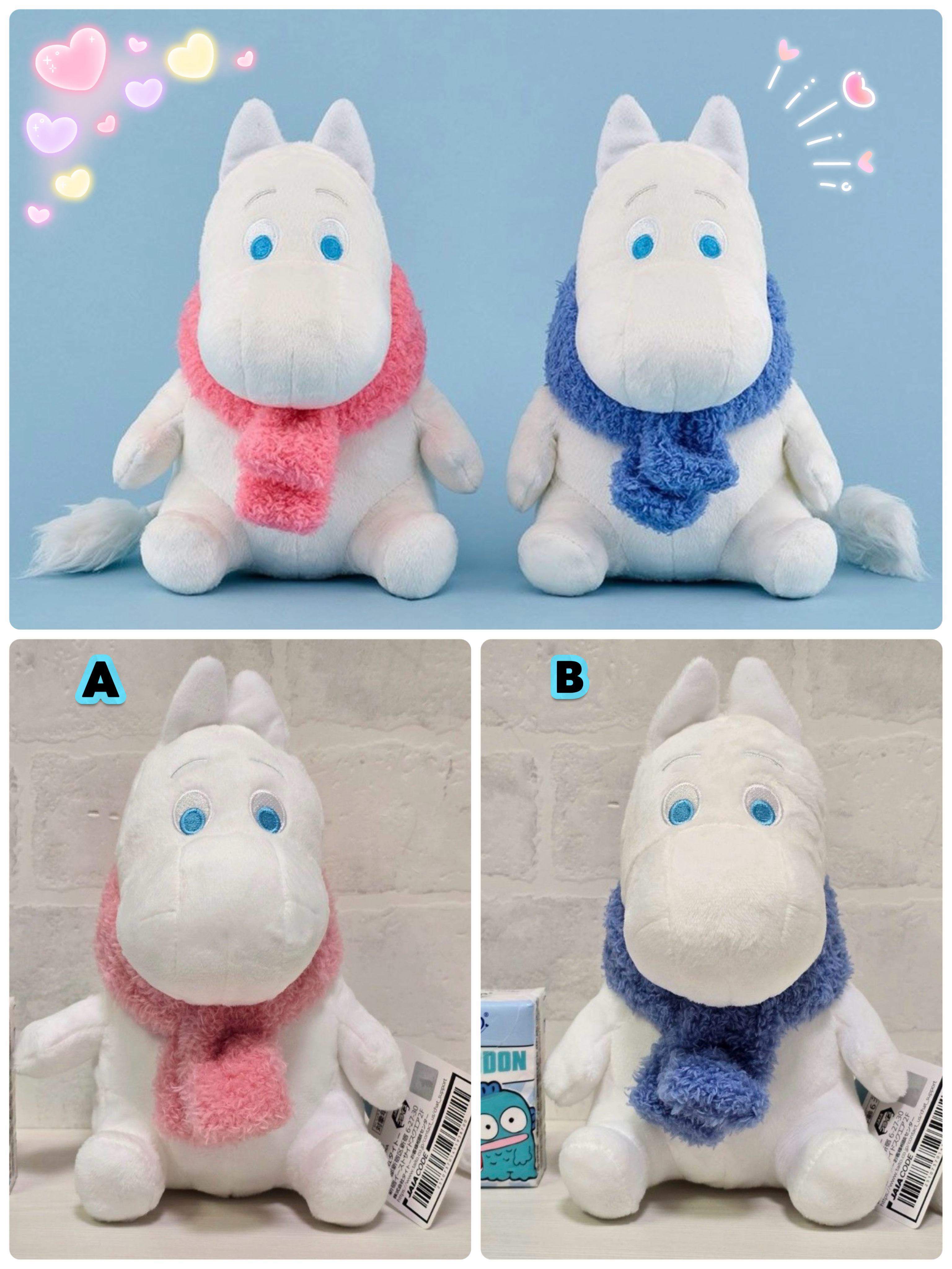 ☆現貨☆日本直送 冬日圍巾Moomin 姆明公仔