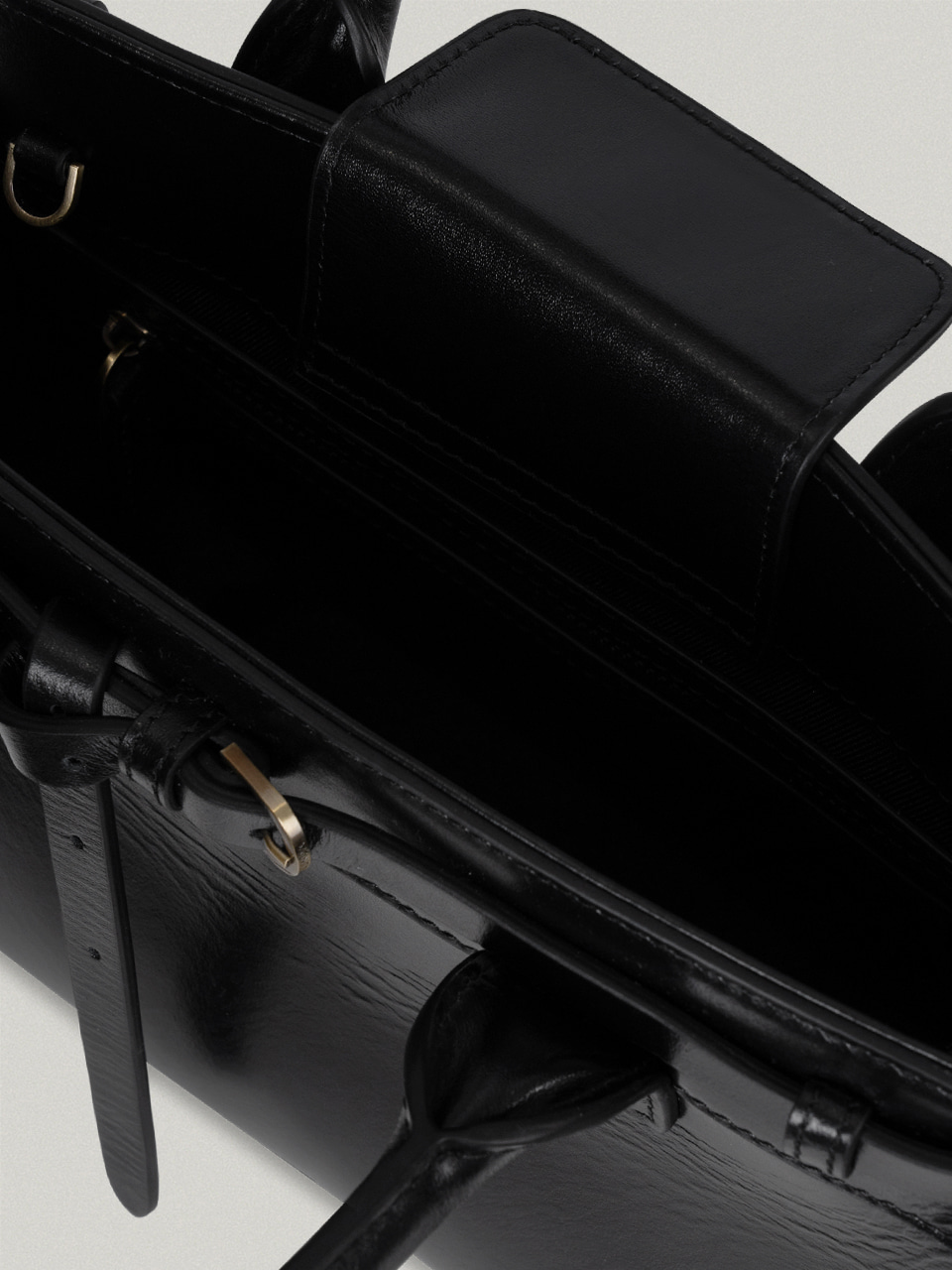 Mini Anneau Bag - Vintage (Black) & Plain (Ercu) & Sitch (Caramel)