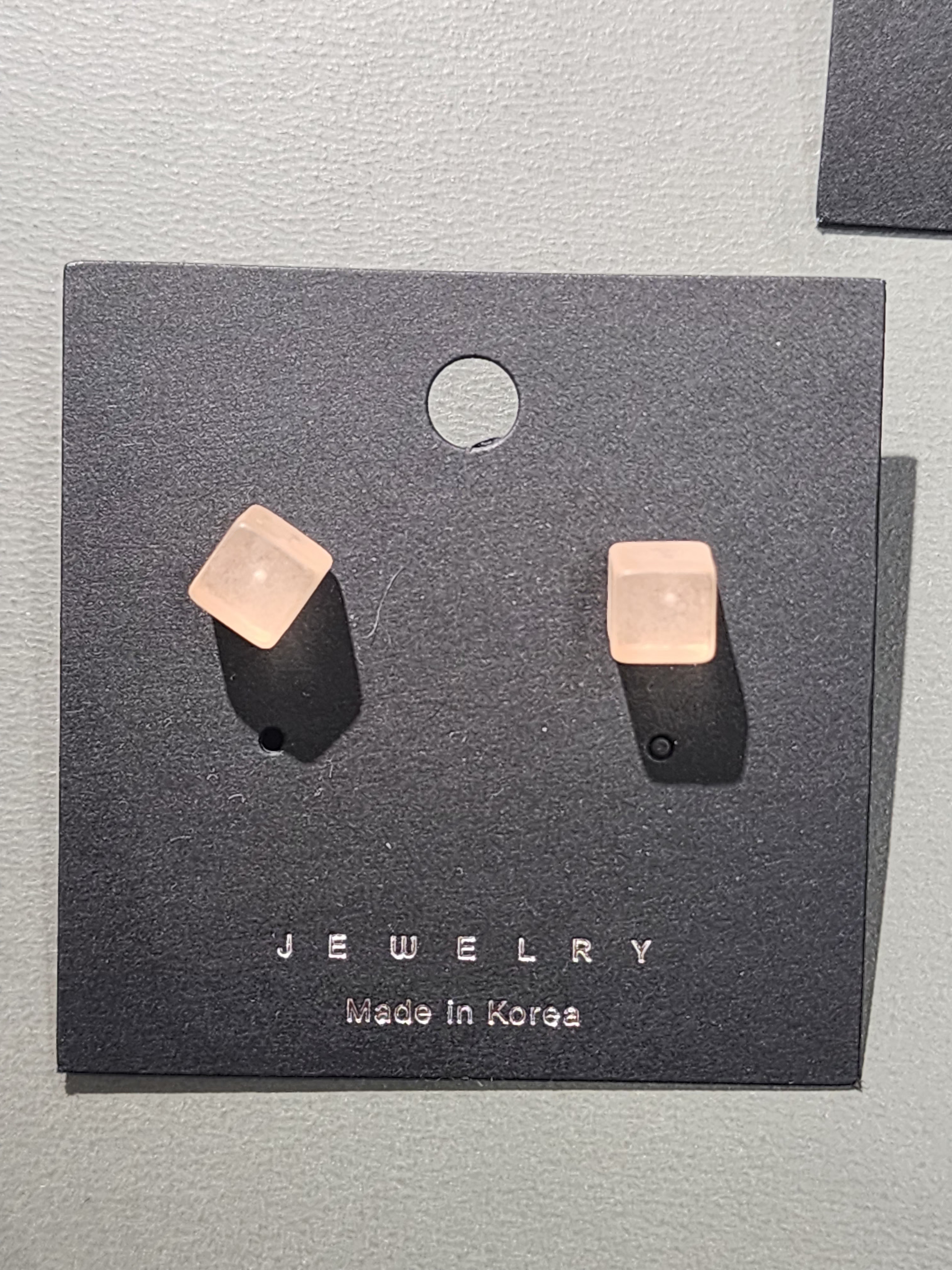 Ocr Candy Cube Stud Earrings