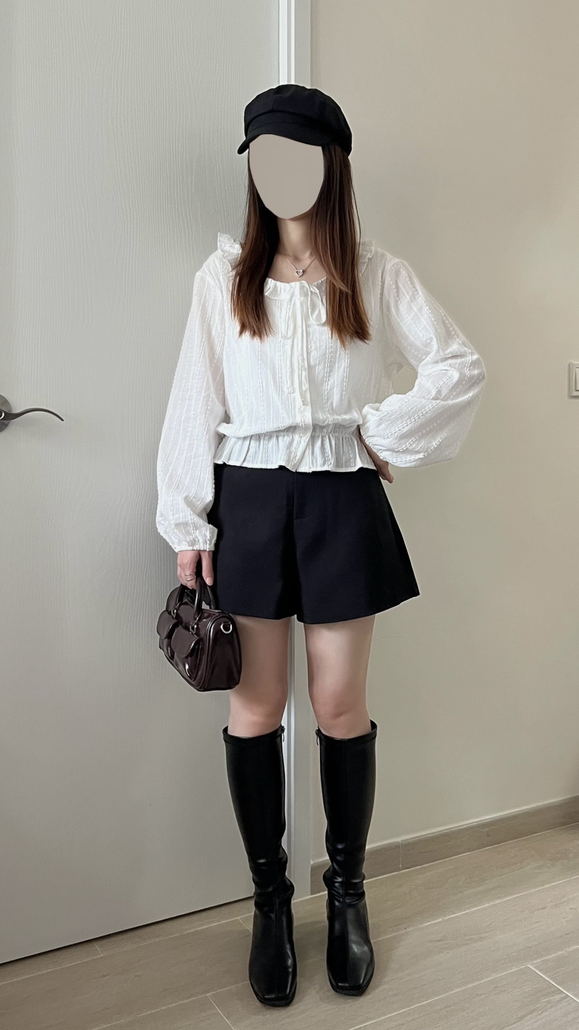 A cut俐落短褲 送皮帶 百搭不易皺