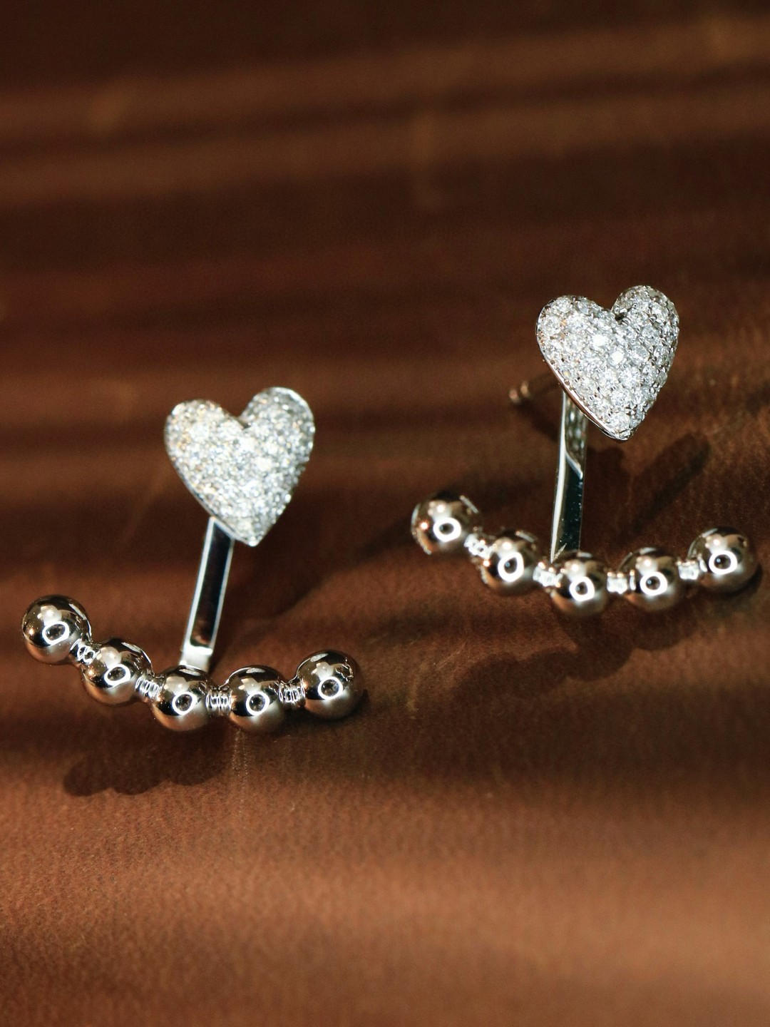 18K Diamond Earrings 