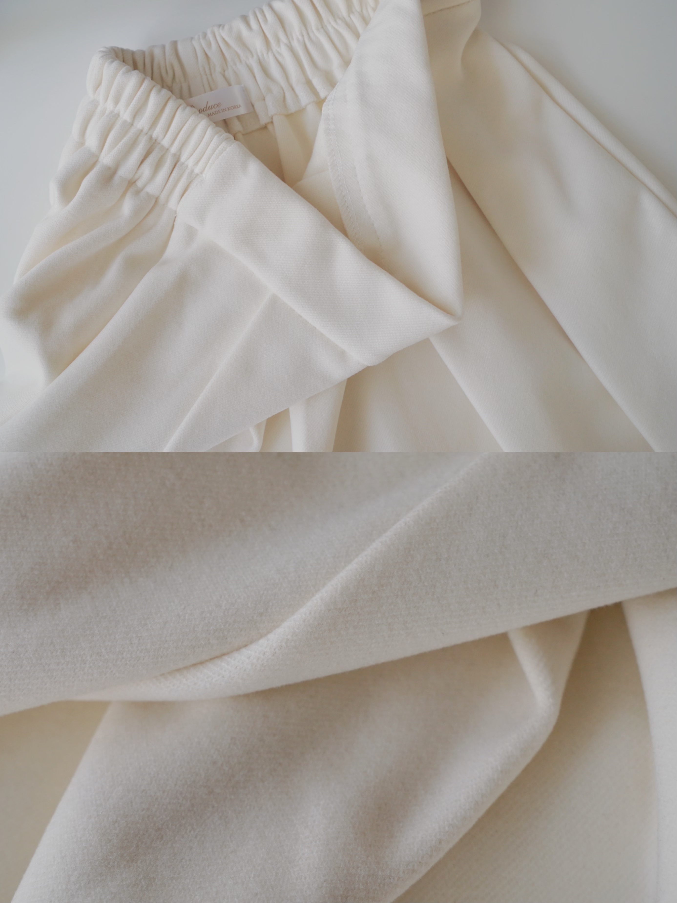 推薦！滑絨百褶及膝裙(KR)3色200360