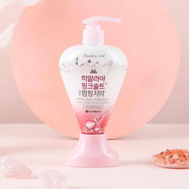 山姆會員商店 - 竹鹽 韓國進口 喜馬拉雅山粉鹽多效派缤紛美白牙膏 285g 平行進口