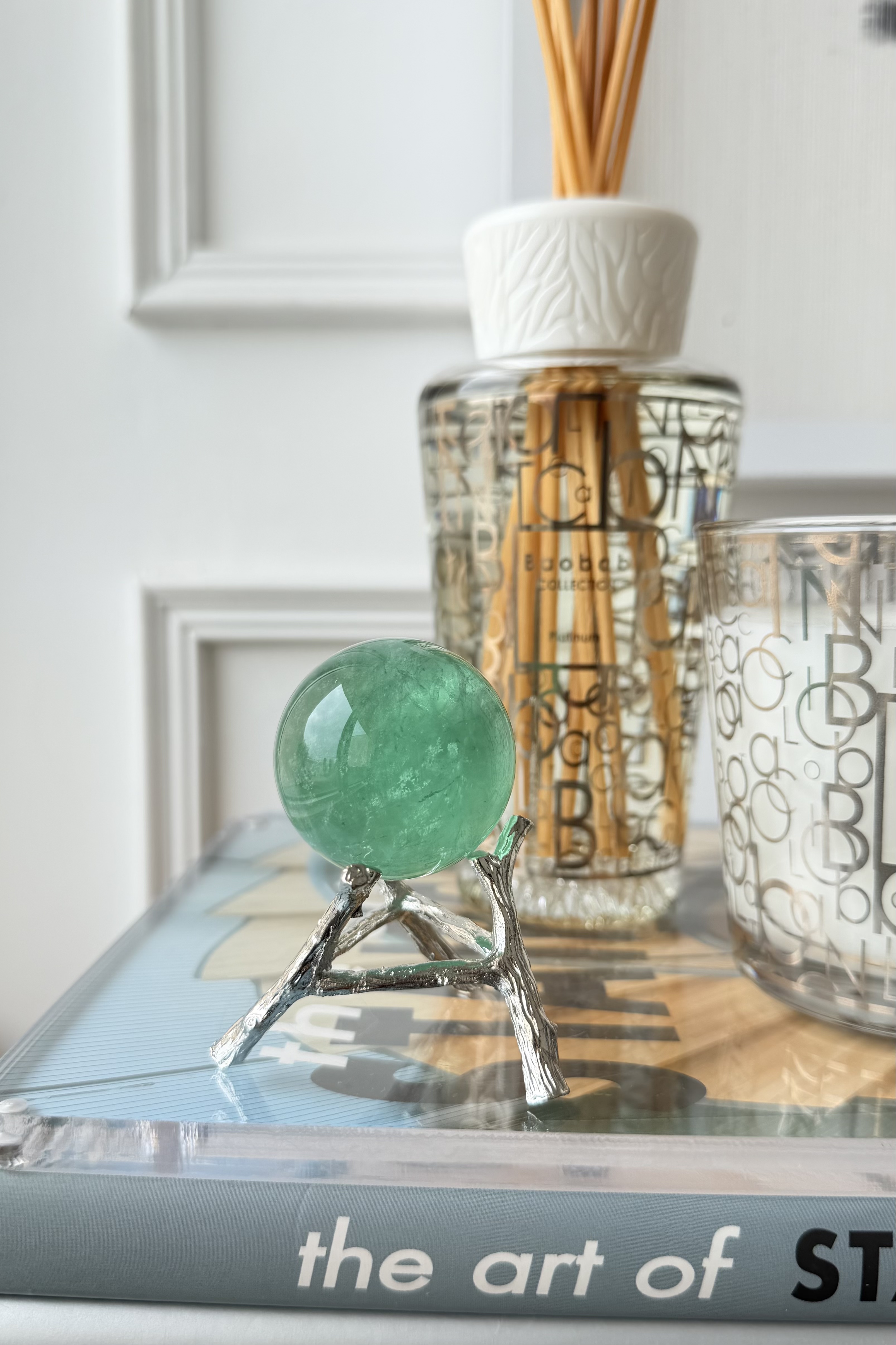 ༒3.9cm綠螢石球༒    FL.a029HA8G1tm-RB5*3AF