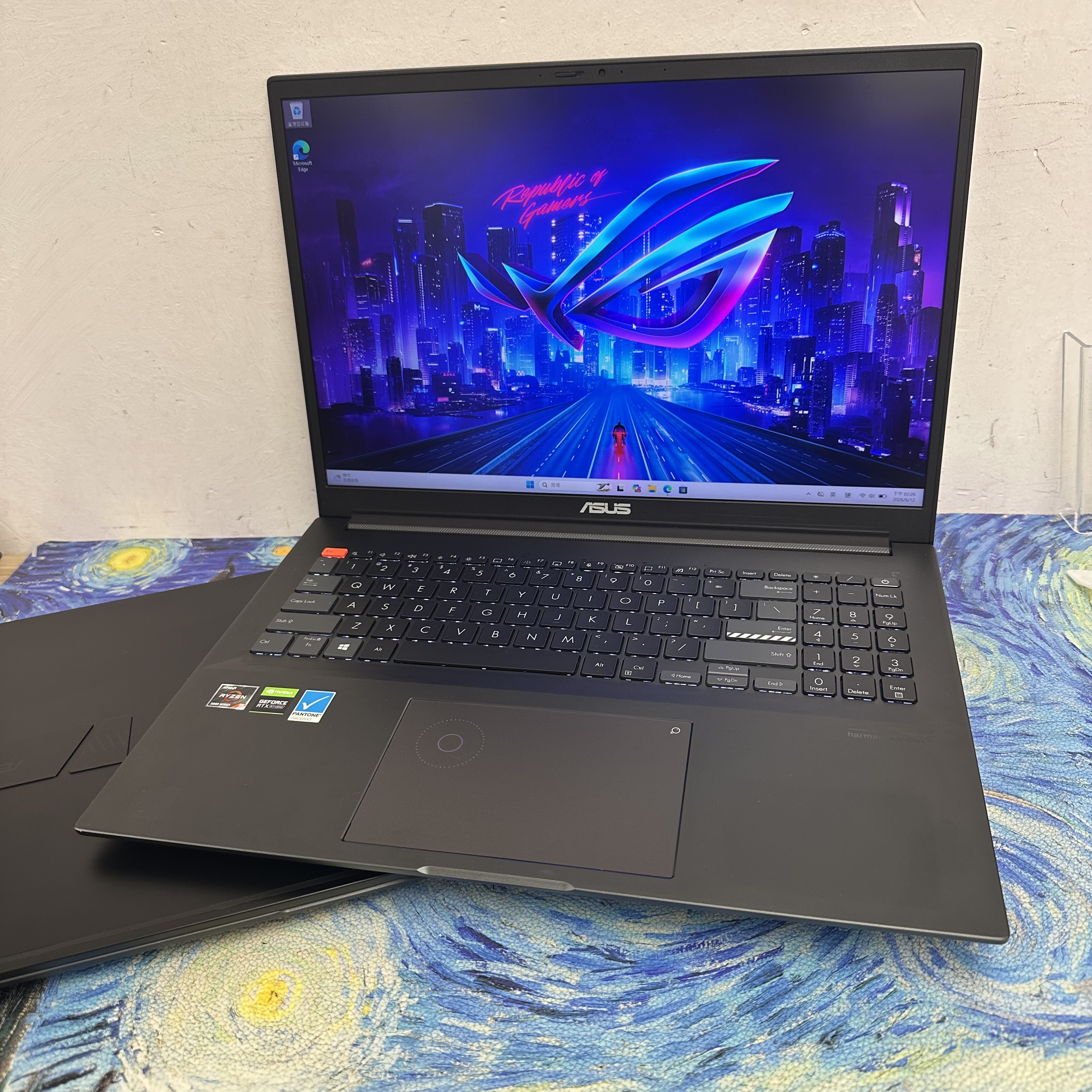 Asus Zenbook 16寸 2.5K 120Hz Mon AMD Ryzen 9 5900HX/16GB Ram/512GB SSD/獨立顯示卡/Pantone認證/打機超爽/ Gaming Laptop / Notebook/ Netflix/ Win11 / Office/  Work /