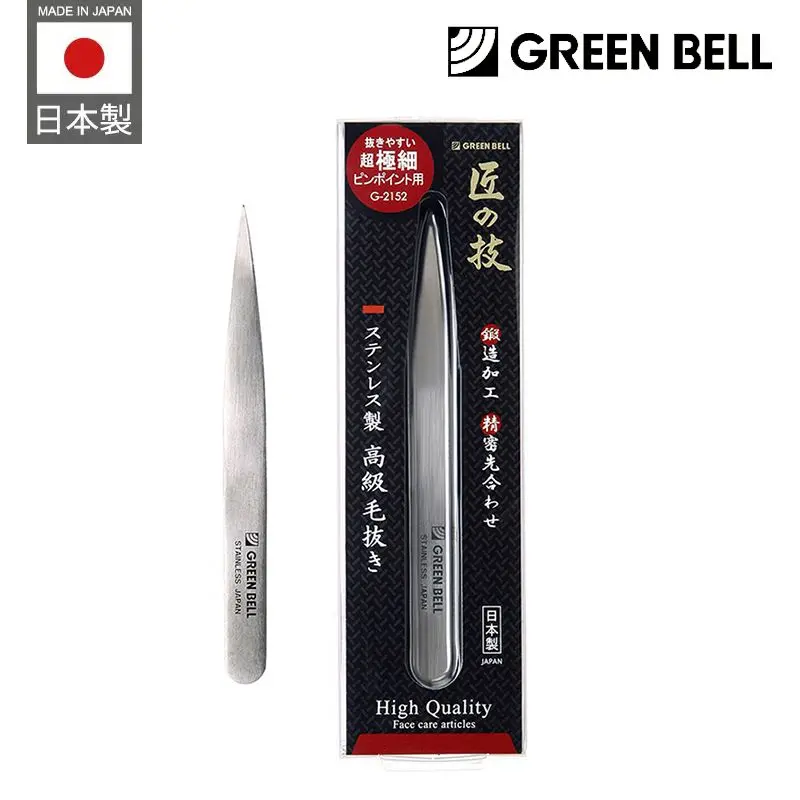 現貨🌸日本直送 | 日本製匠之技鍛造不銹鋼高級眉夾/拔毛粉刺夾尖口（極細）