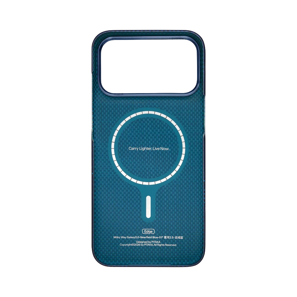 Pitaka Edge Case for iPhone 18 Series - Midnight (PitaTap™)