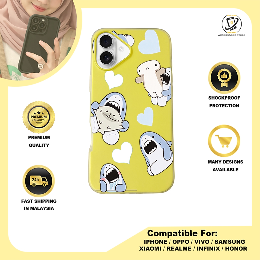 JELLY CASE PHONE FOR IPHONE - DESIGN SHARK A