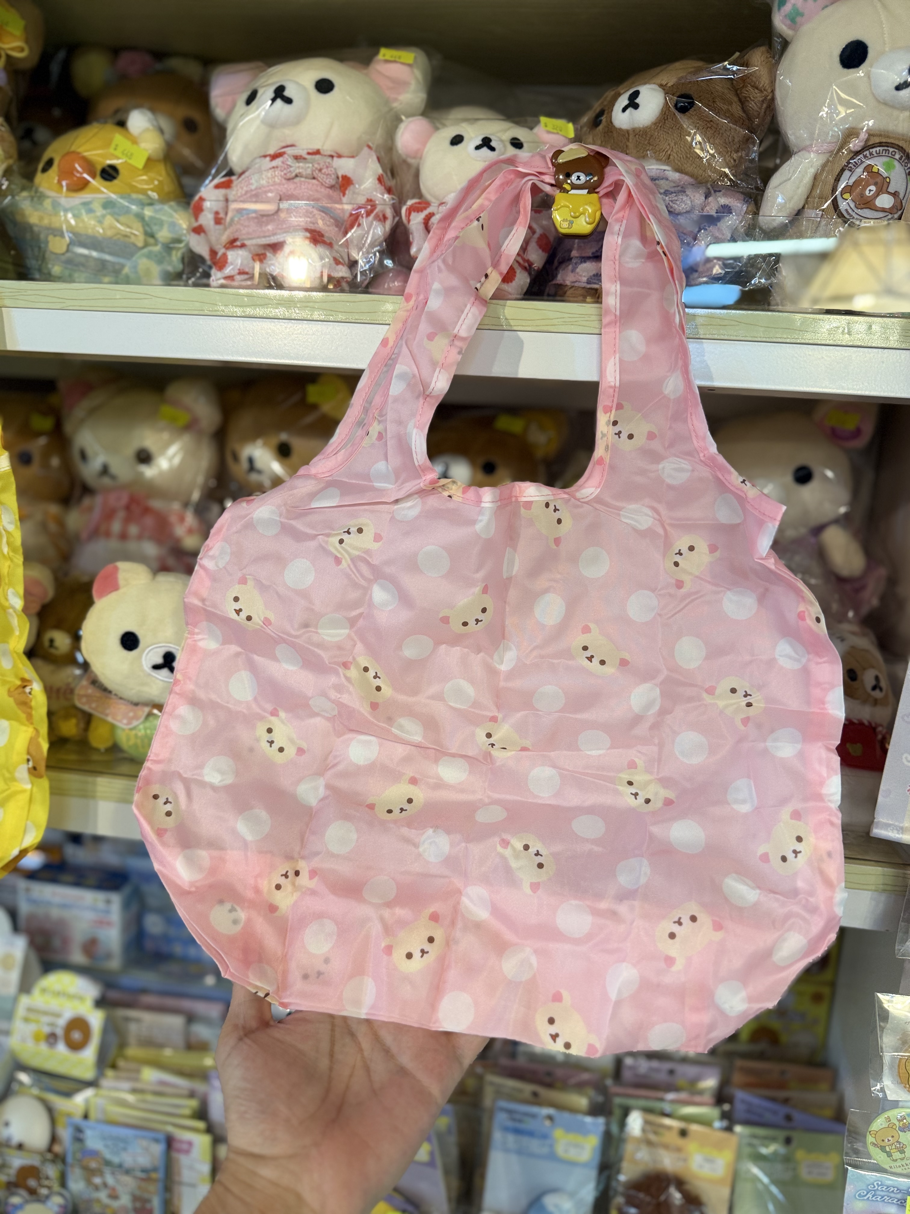 《現貨》全新rilakkuma 環保袋連頭型袋