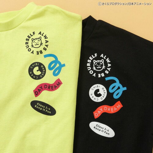 🆕【⭐訂購⭐】🇯🇵  日本直送🌀#櫻桃小丸子 霓虹風格 手繪圖案 長袖TEE［2款選］🌀[ELCA-0210S][260423]