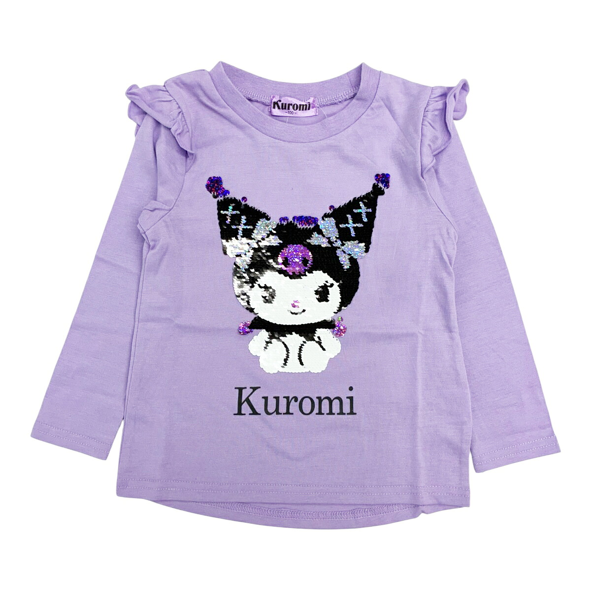 🆕【⭐訂購⭐】 🇯🇵日本直送 🌀#Sanrio 荷葉邊閃閃珠片長袖 tee［6款選］ 🌀[PLIA-0058] [261009]