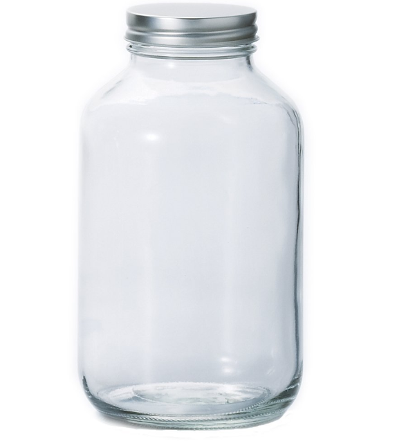 M6581/玻璃罐1800ml  (銀蓋)
