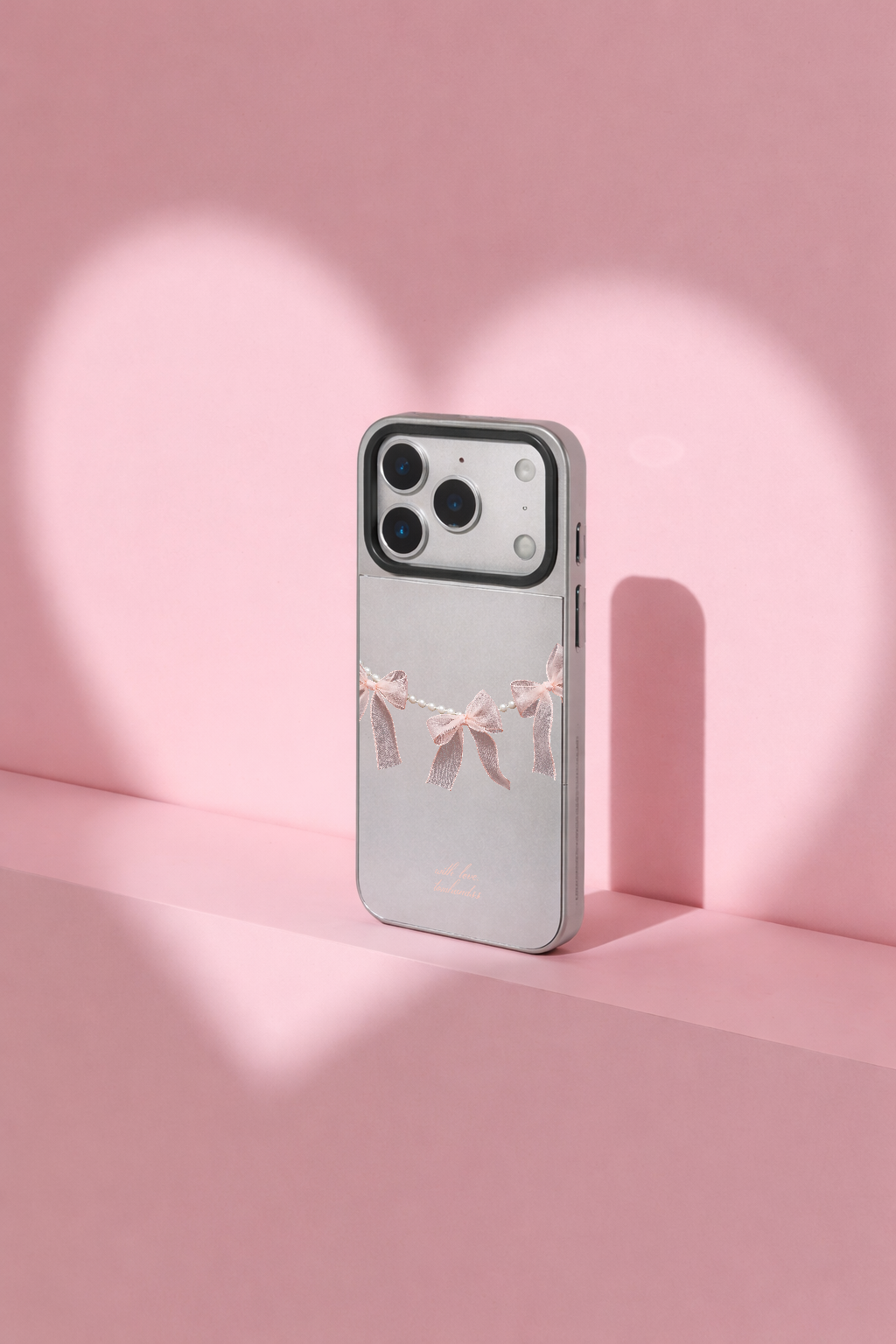 【On The Girl's Date!】銀框鏡面MagSafe iPhone Case