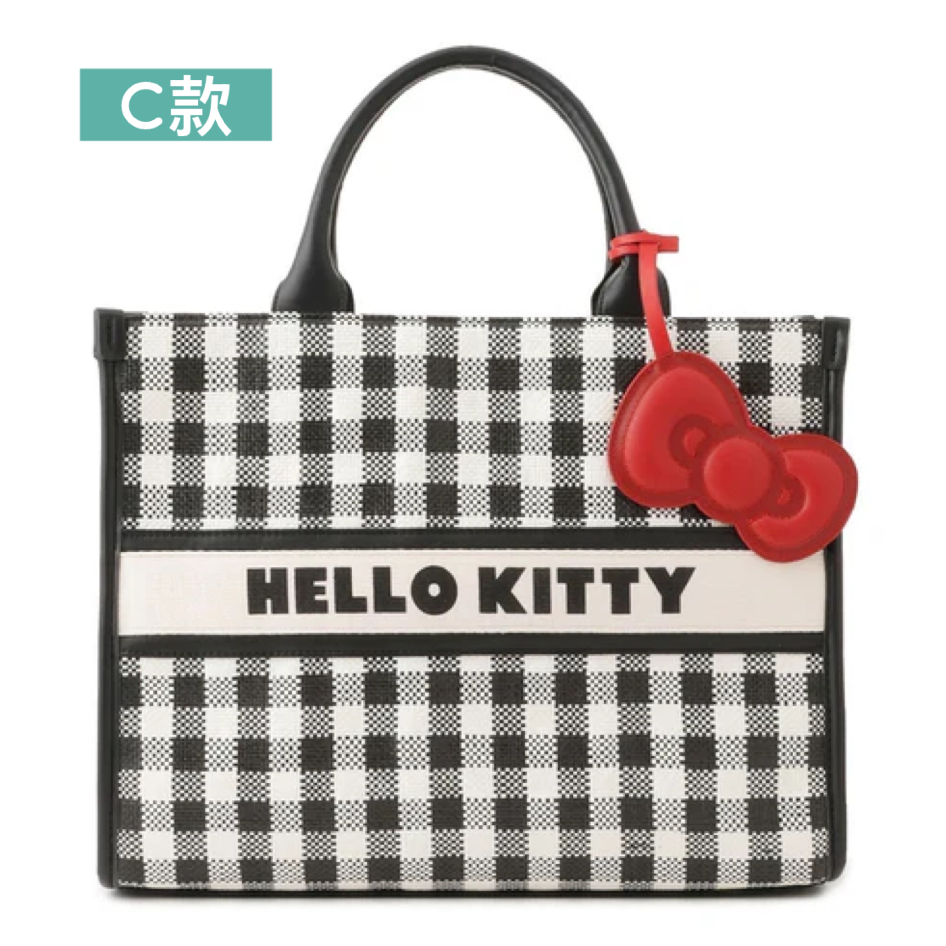 日本預訂📍日本VIS x Hello Kitty曬黑樣系列 - 方形兩用手提袋 不包郵