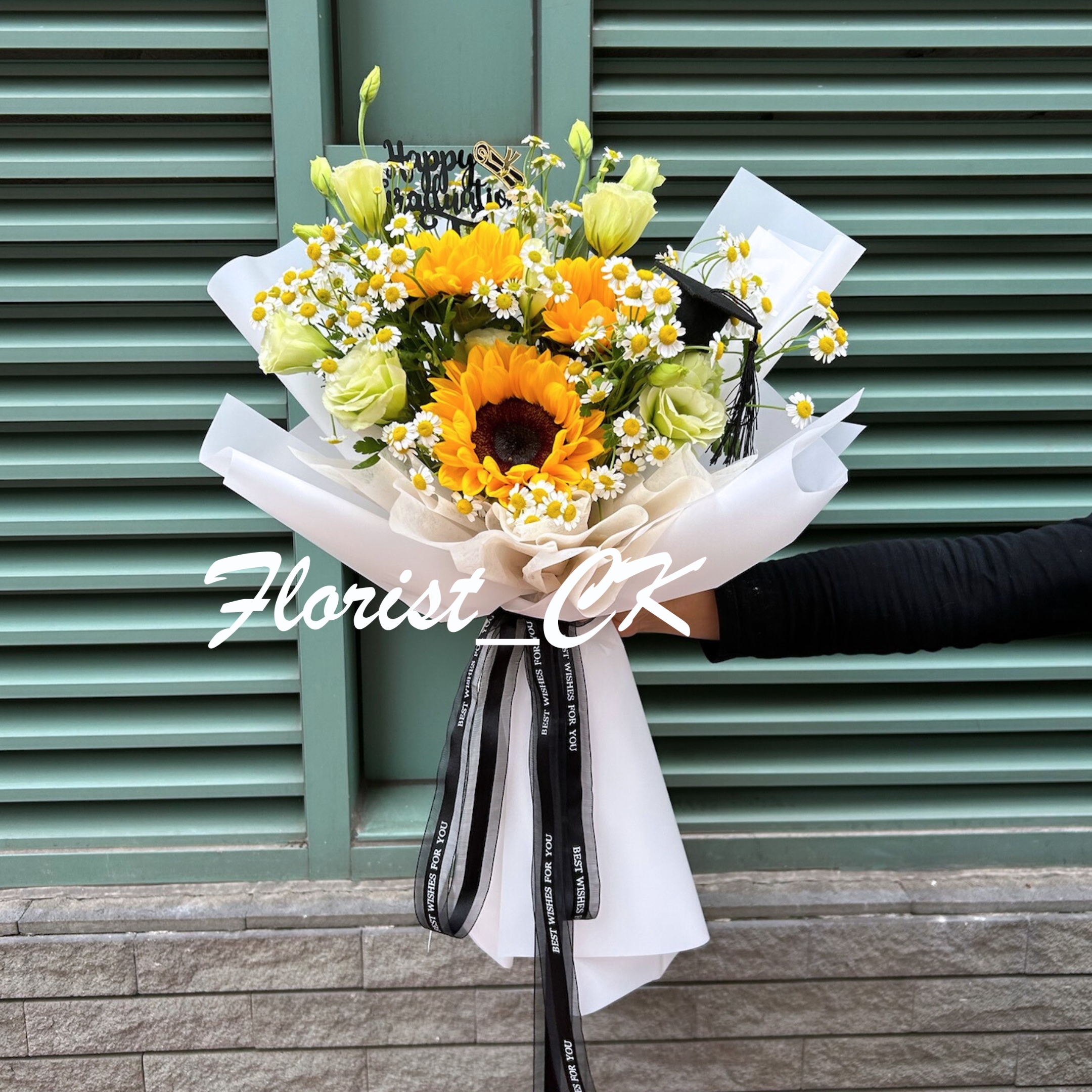 【2026 畢業鮮花推介】Eclat Dawn｜向日葵鮮花花束  (預訂款)