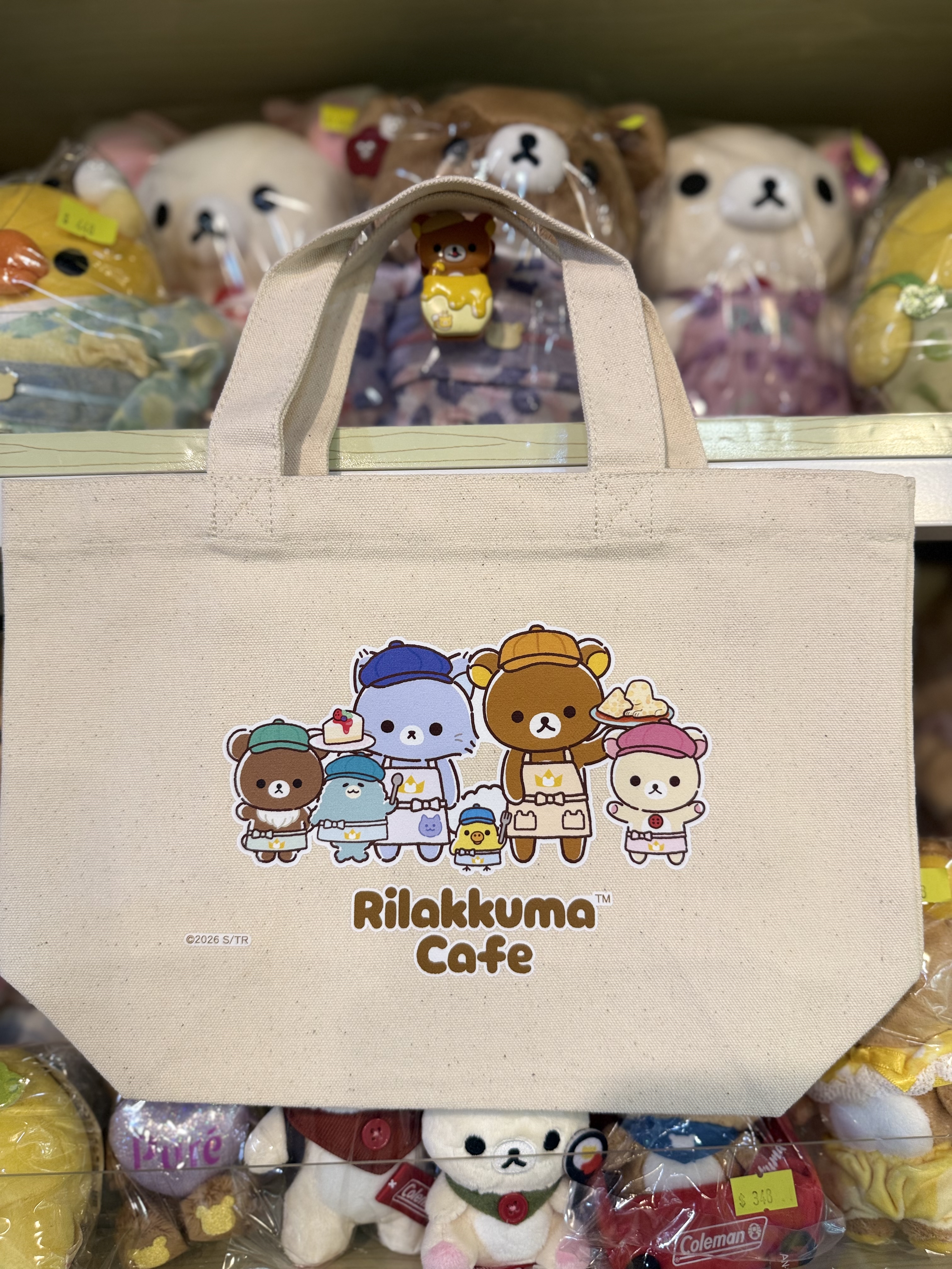 《現貨》全新日本rilakkuma 動畫cafe限定手挽袋