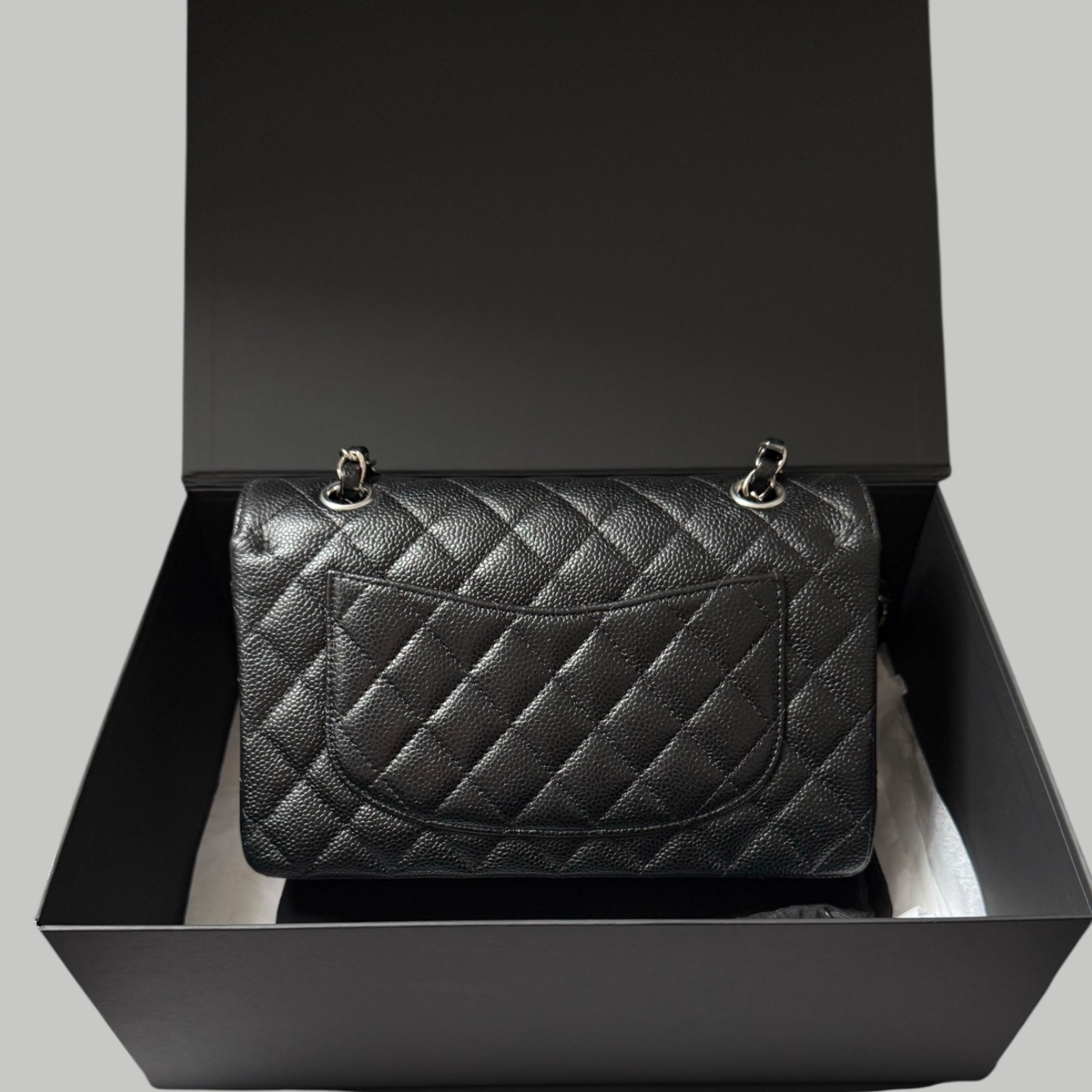 Chanel Caviar CF23銀扣