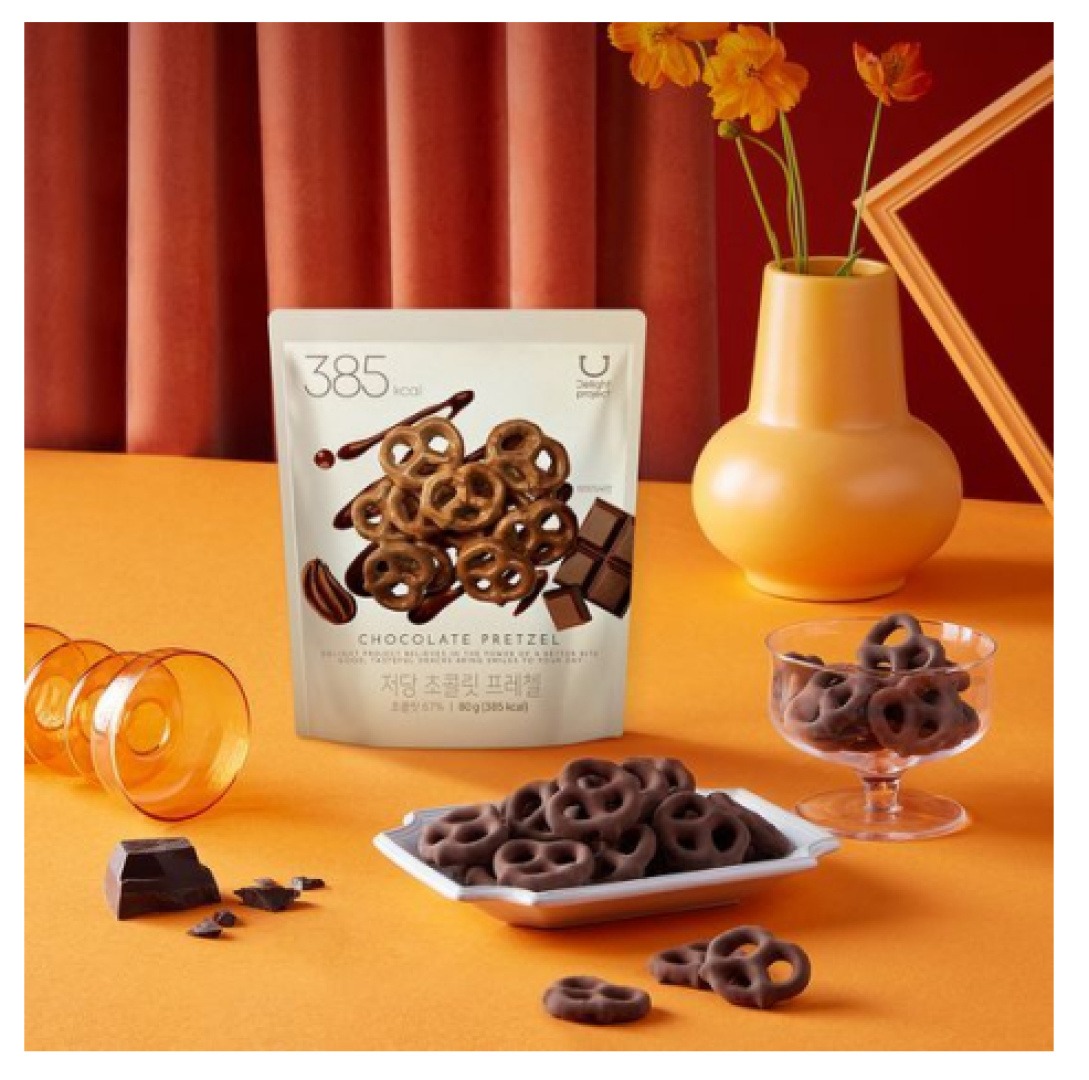 🇰🇷韓國 Delight Project 低糖巧克力捲餅2包🥨🍫