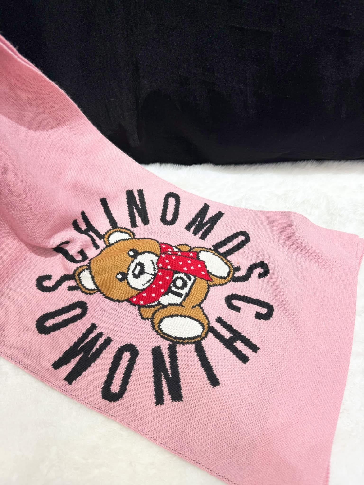 Mischief scarf bear/30673/pink