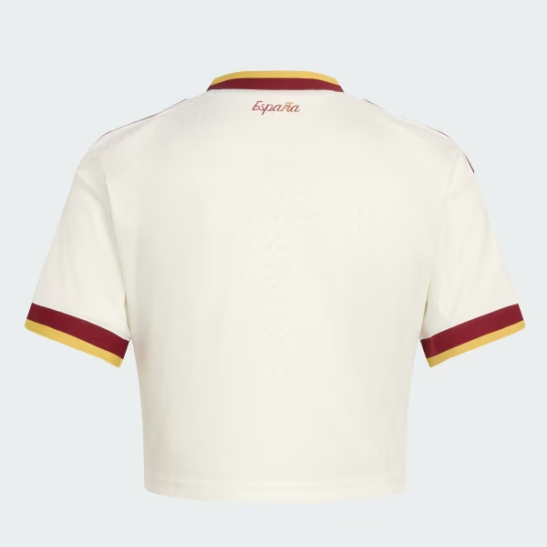  📖交織文學與足球 Adidas Spain 西班牙 2025-26 女裝作客短版球衣 (可加字章) KE8078