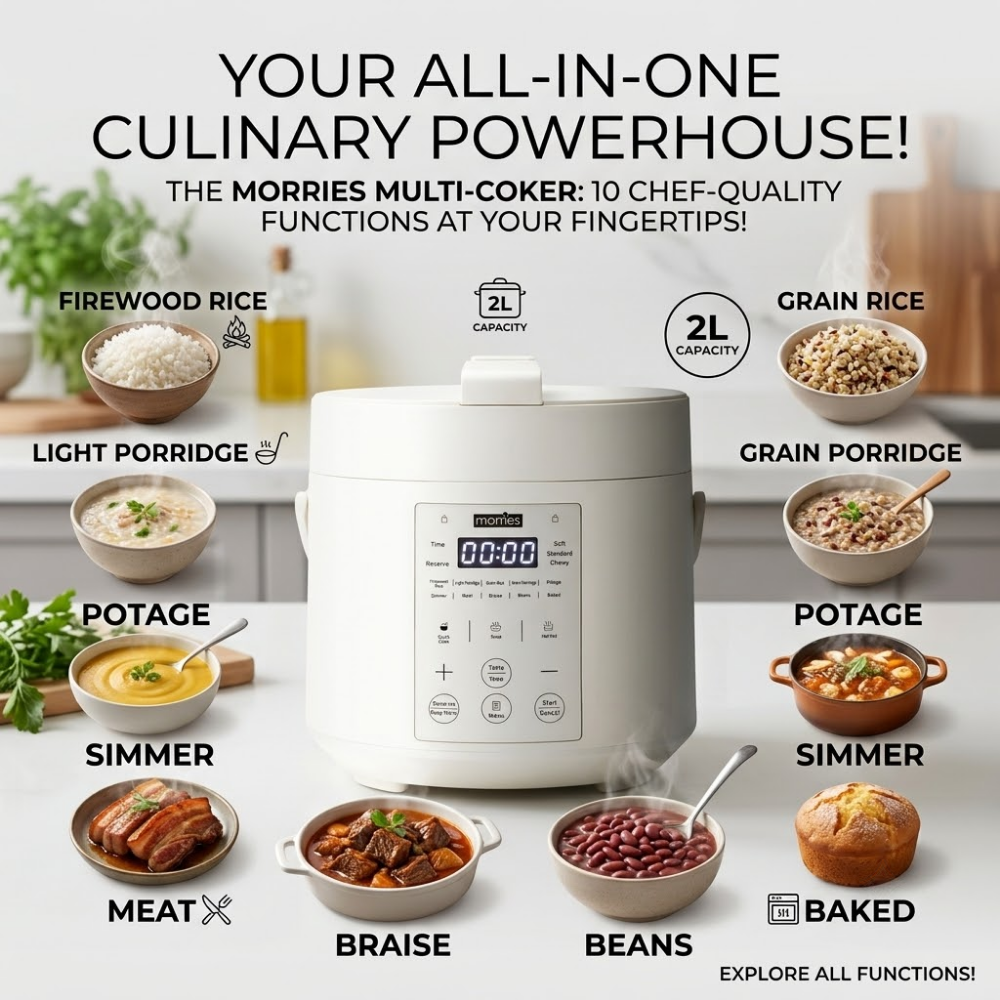 Morries 2L Intelligent Pressure Cooker MS222IPC OT