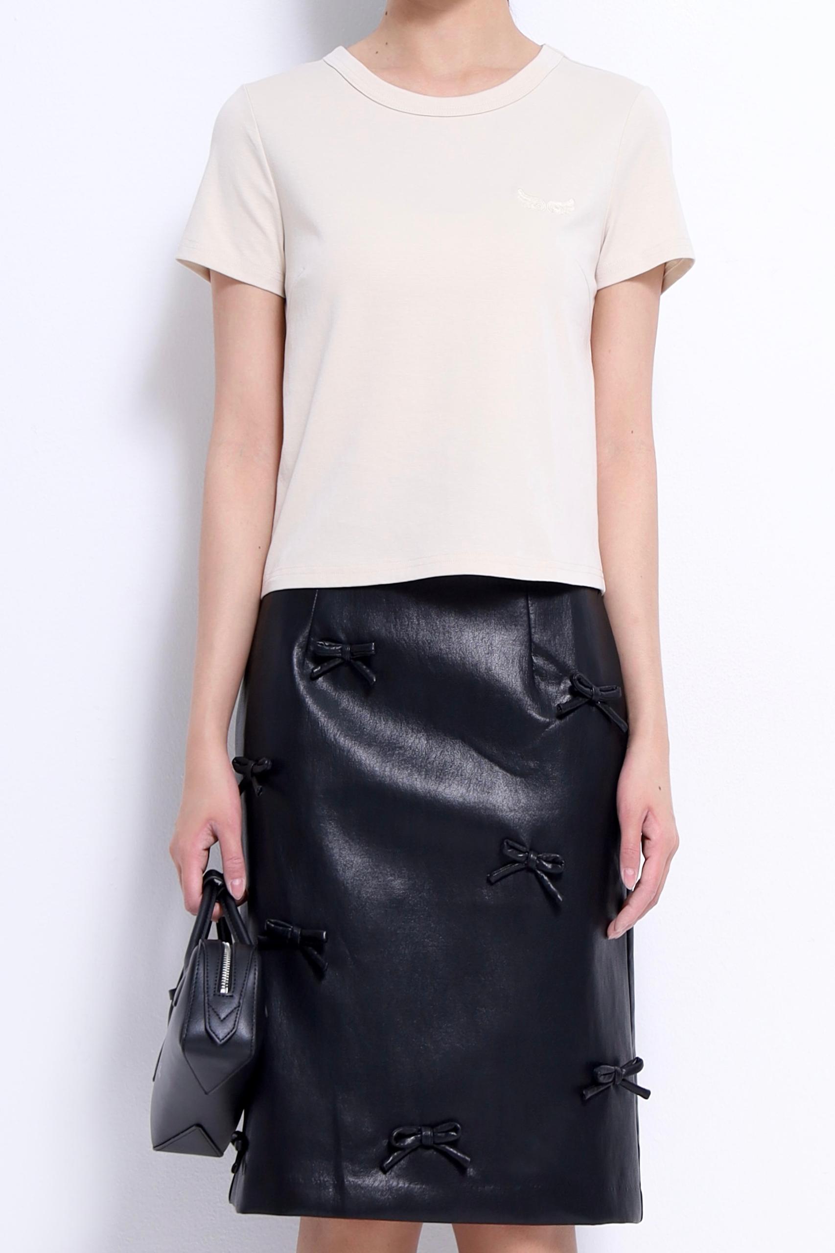 CS1422 Coquette Ribbon Pencil Skirt