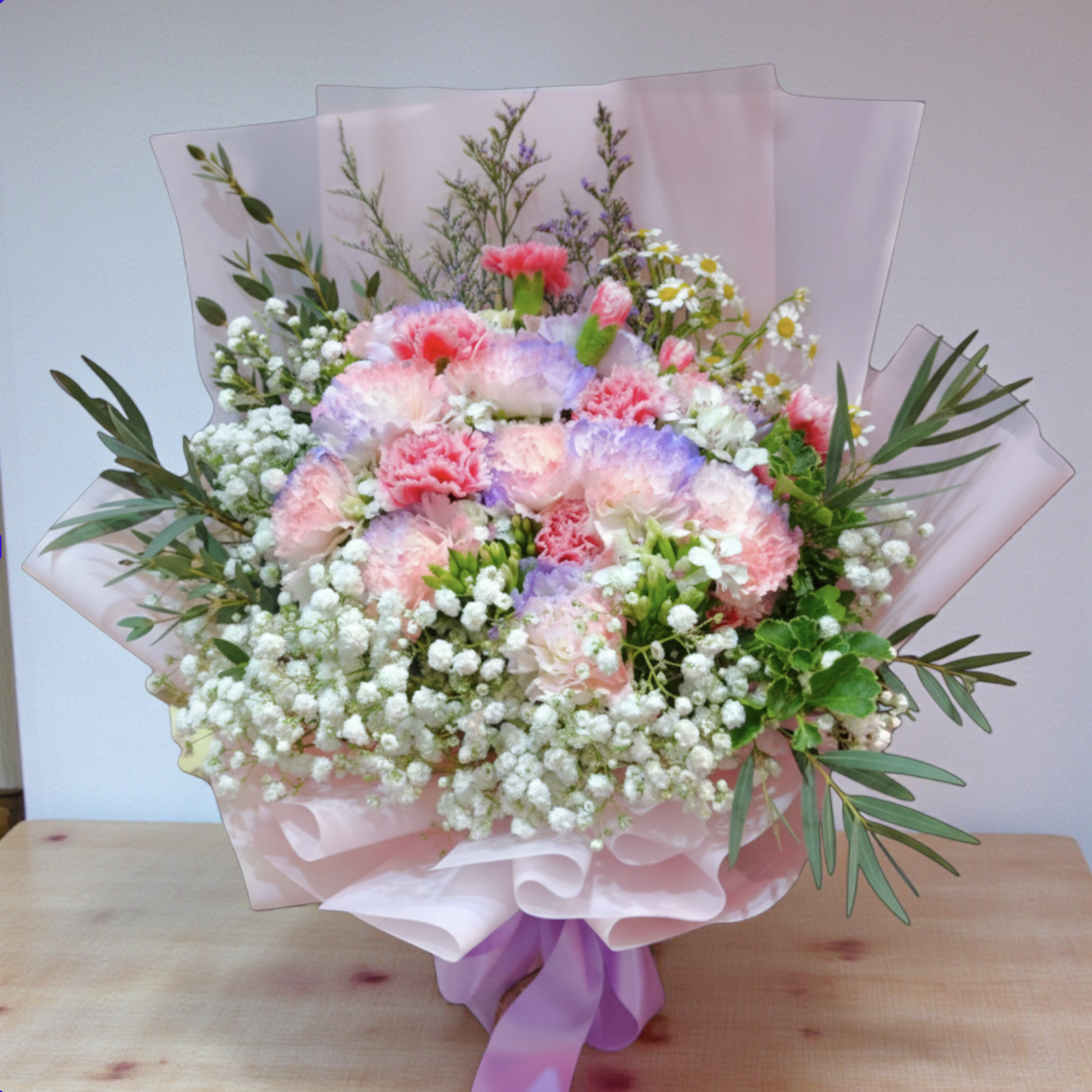  👉🏻鮮👈🏻  特別版 漸變色康乃馨6支 9支 11支 18支丨母親節花束丨母親節花束推介丨母親節小花束