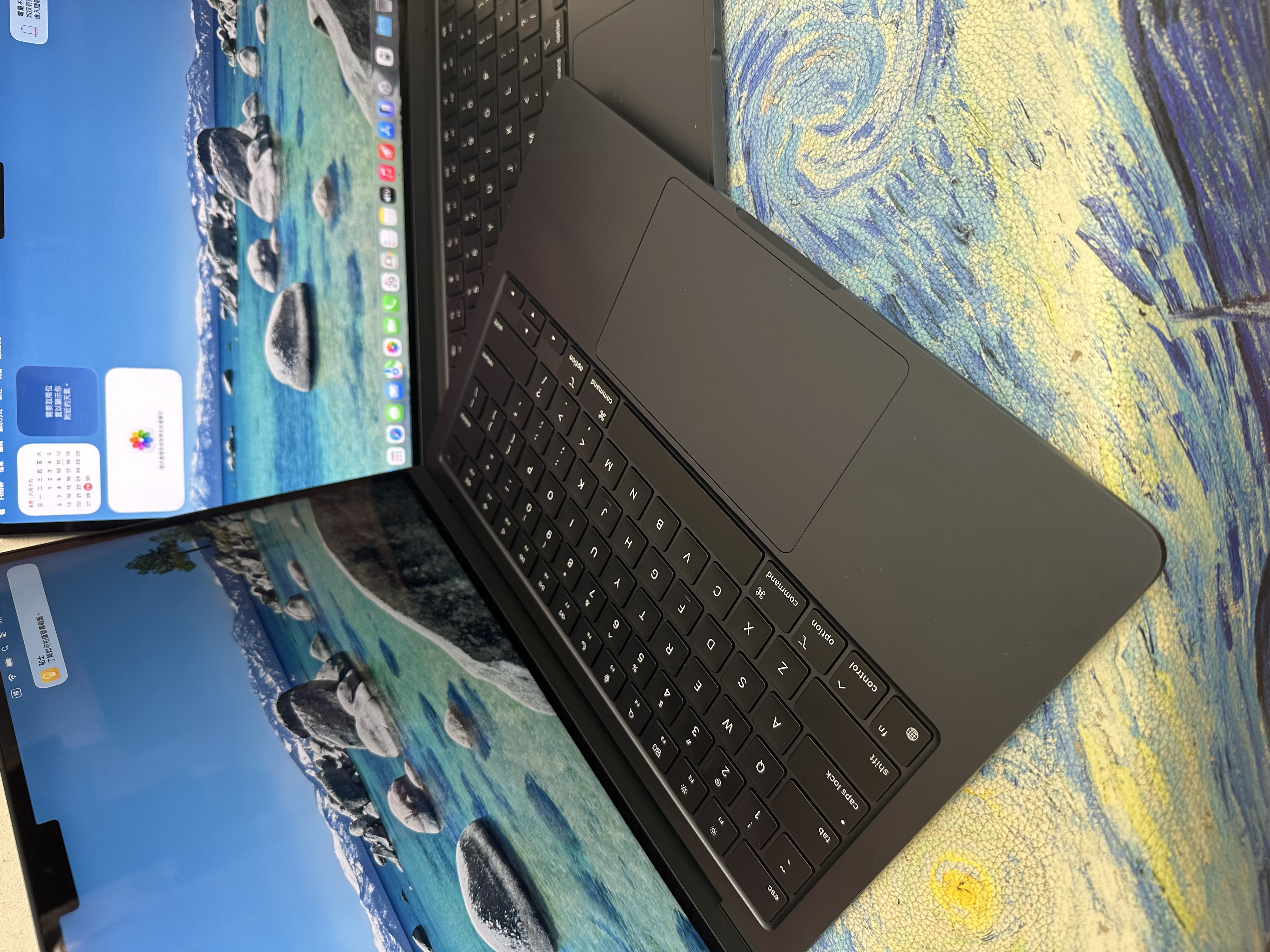 APPLE  MacBook Air M3 2023 M3 CPU/ 16GB Ram /256GB SSD/8核心GPU/Liquid Retina Mon/13吋/藍 / Laptop / Notebook / Gaming / 文書機