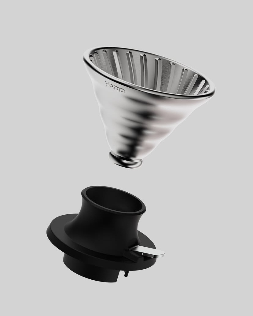Hario double wall stainless steel switch 02 dripper