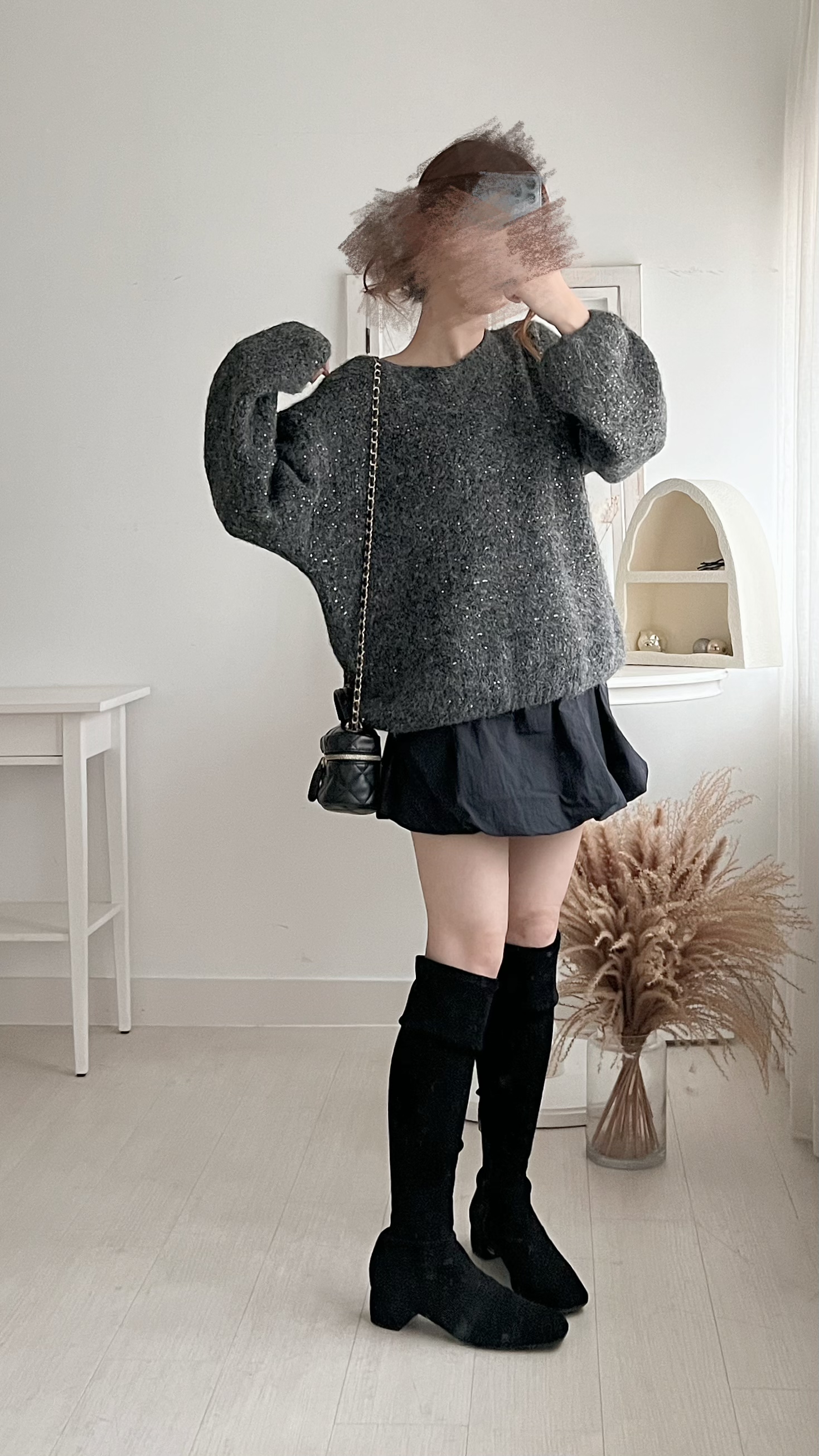 微閃BlingBling毛衣(KR)灰色268276